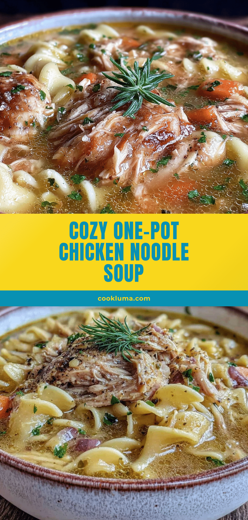 cozy one-pot chicken noodle soup recipe