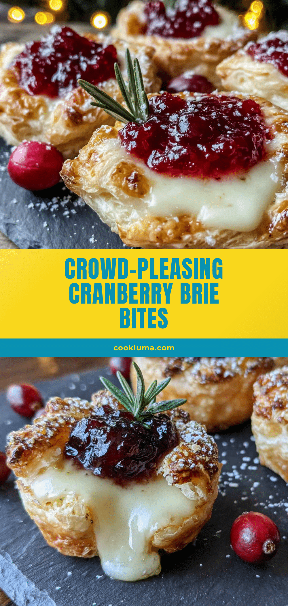 cranberry brie bites recipe