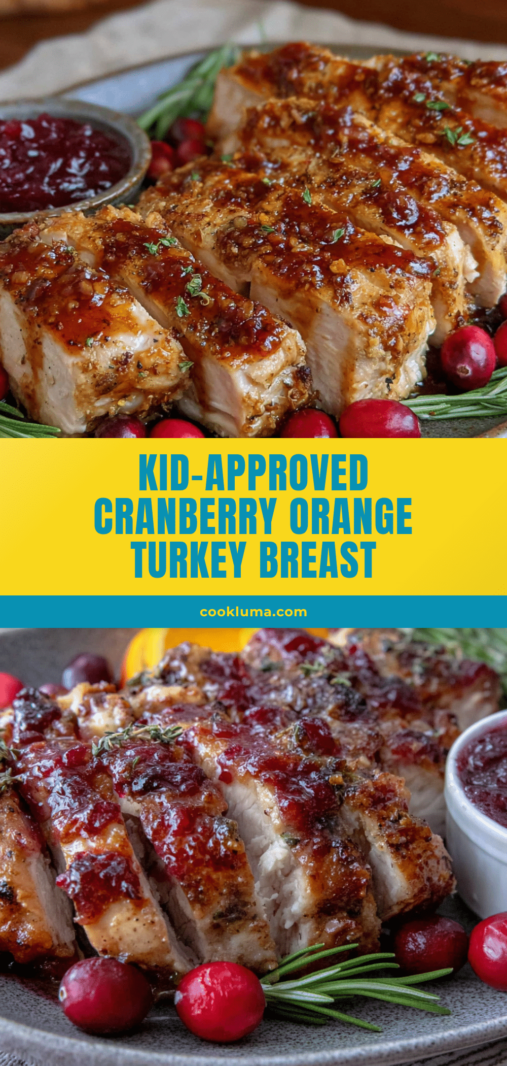 cranberry orange glazed turkey breast recipe