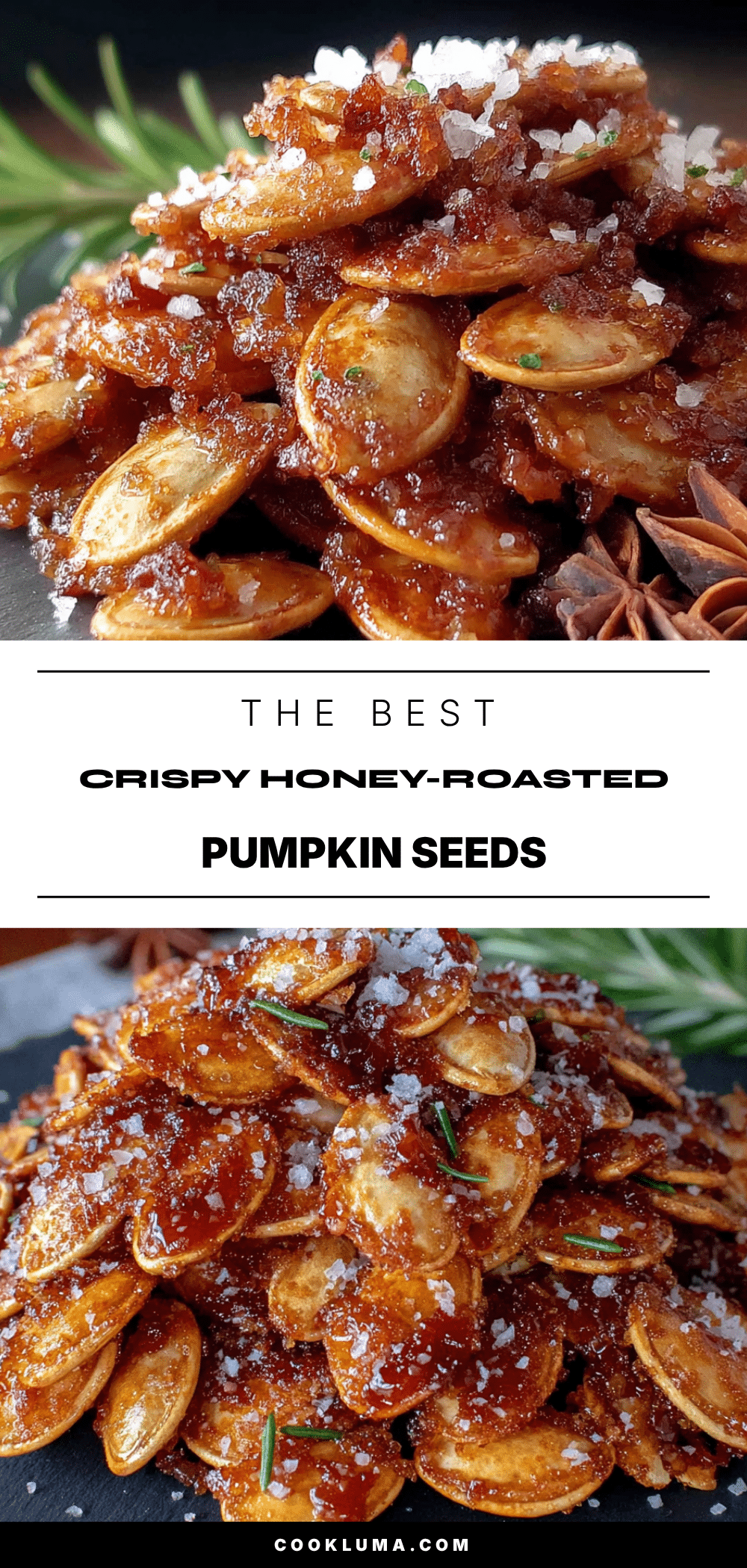 crispy honey-roasted pumpkin seeds recipe