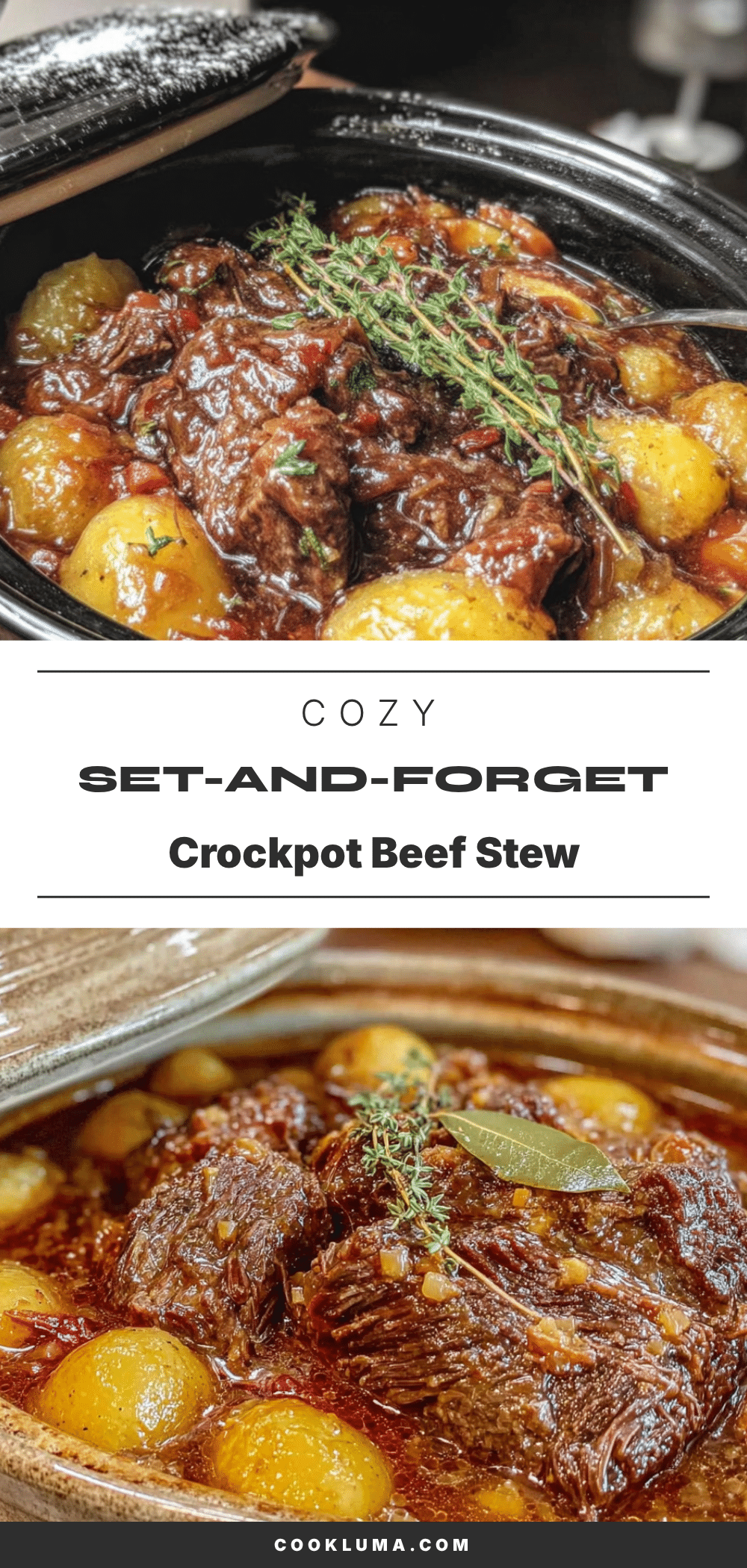 crockpot beef stew recipe