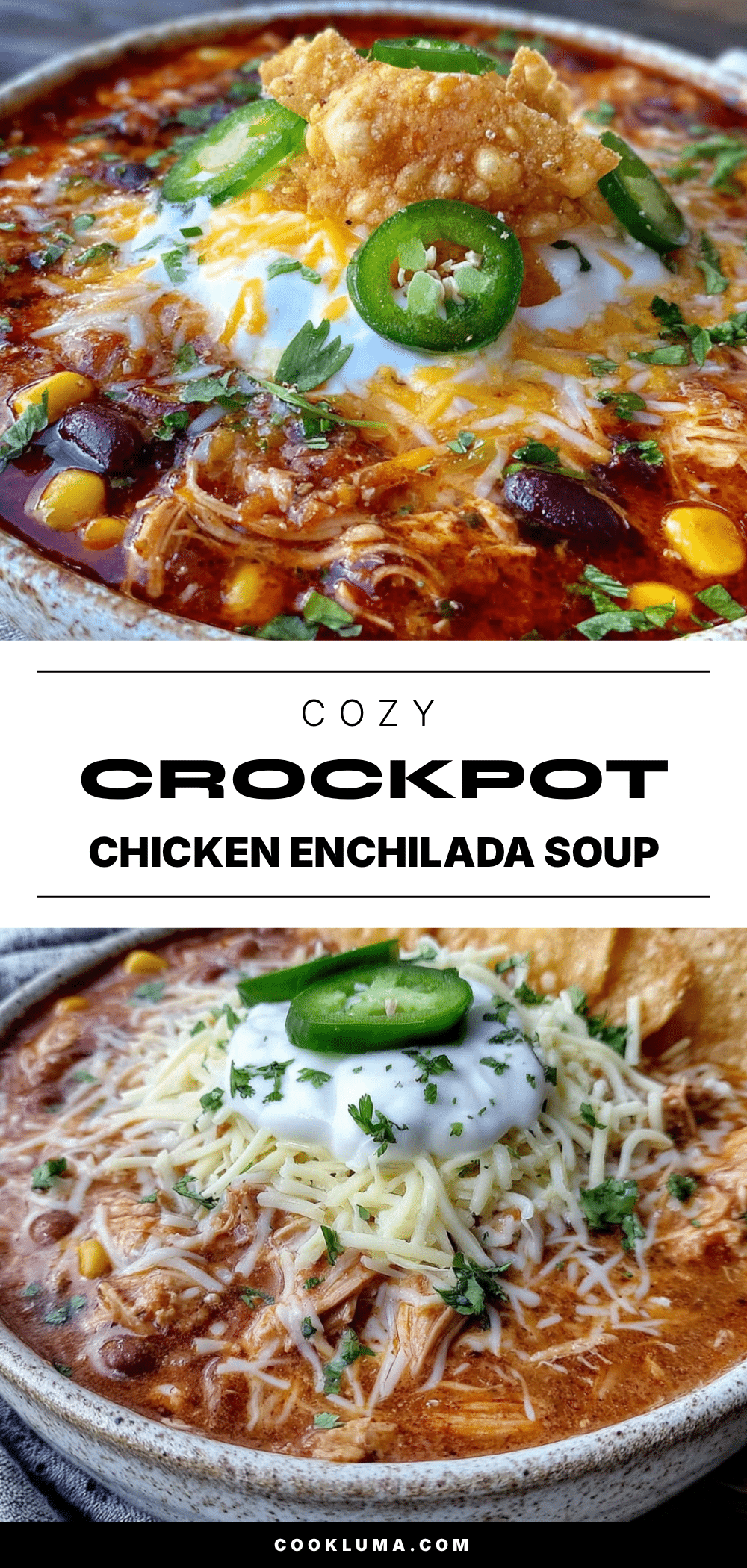 crockpot chicken enchilada soup recipe