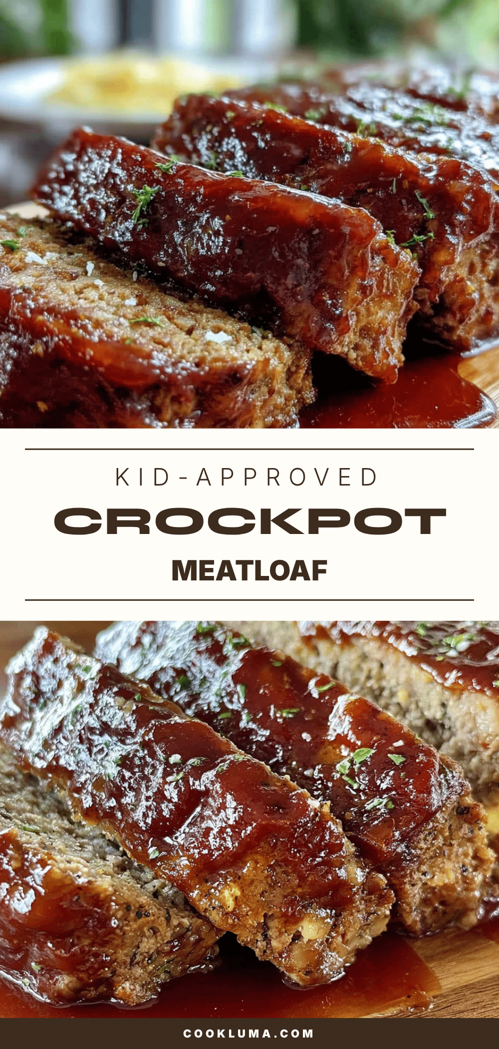 crockpot meatloaf with brown sugar glaze recipe
