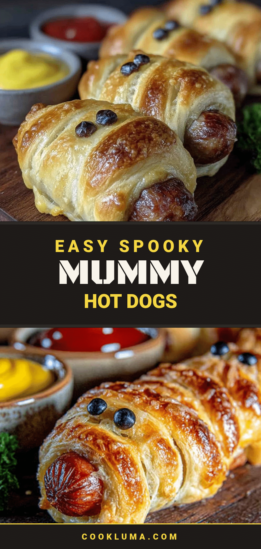 easy mummy hot dogs recipe