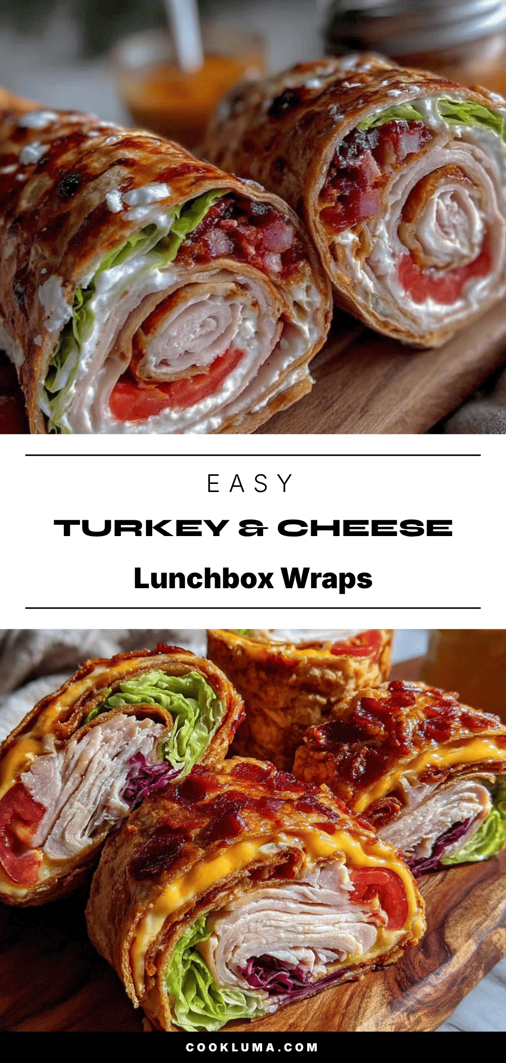 easy turkey and cheese wraps recipe