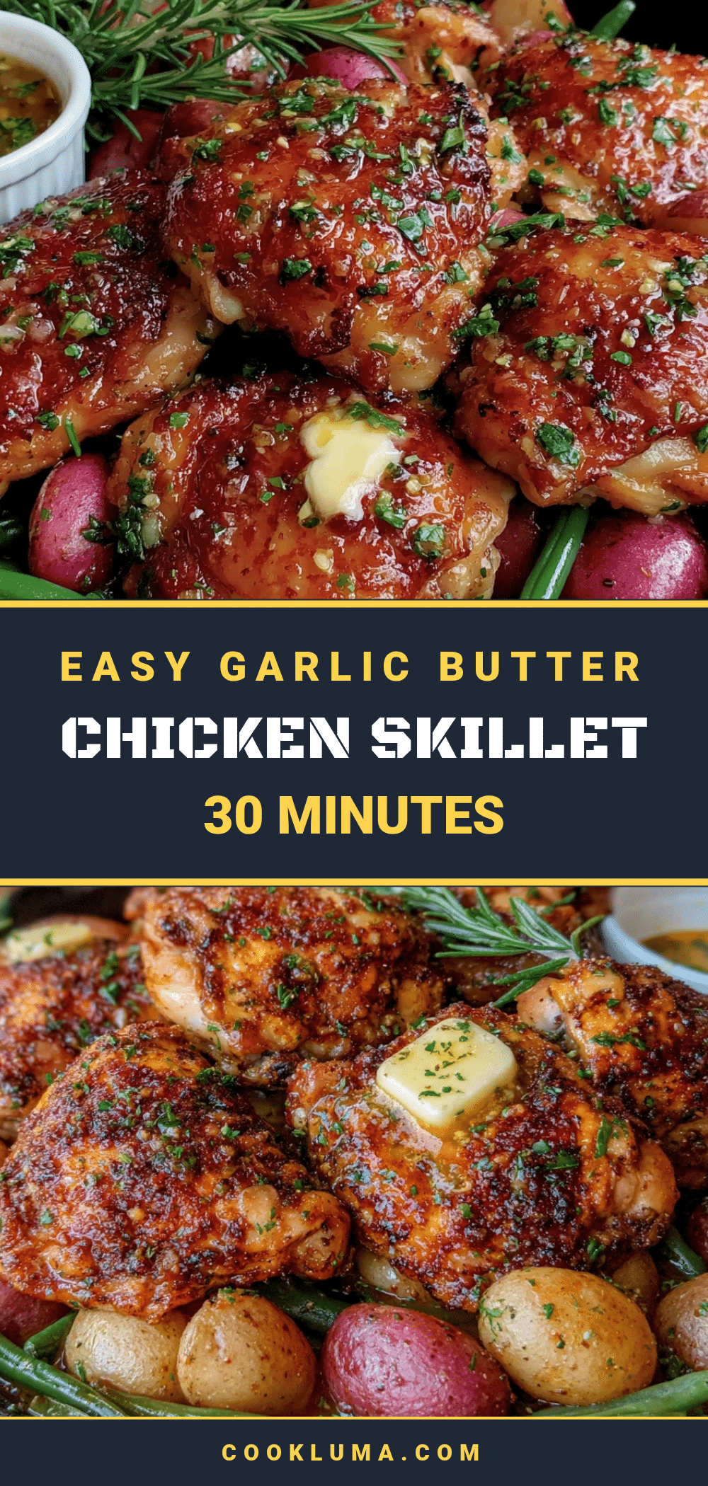 garlic butter chicken skillet recipe