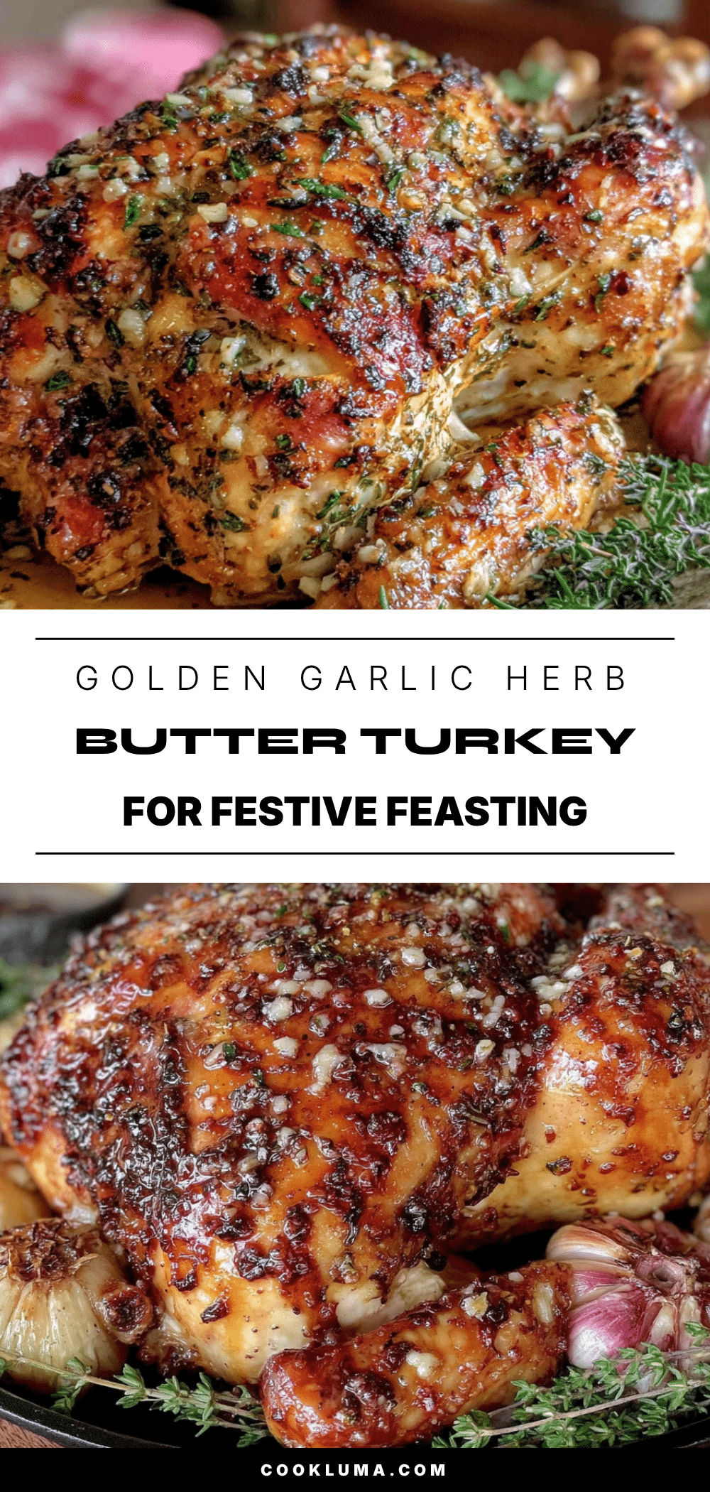 garlic herb butter turkey recipe