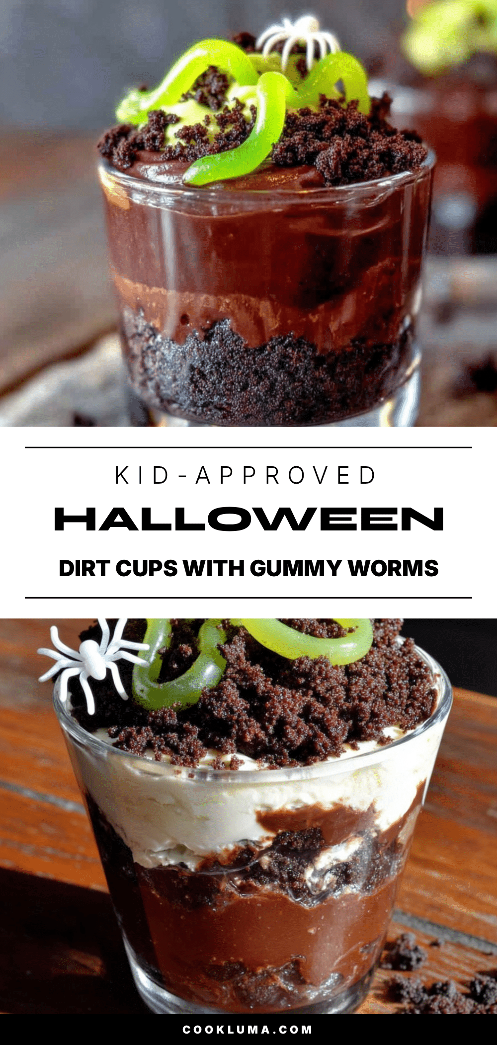 halloween dirt cups recipe