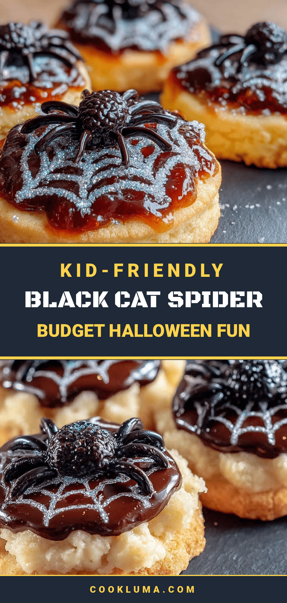 halloween spider cookies recipe
