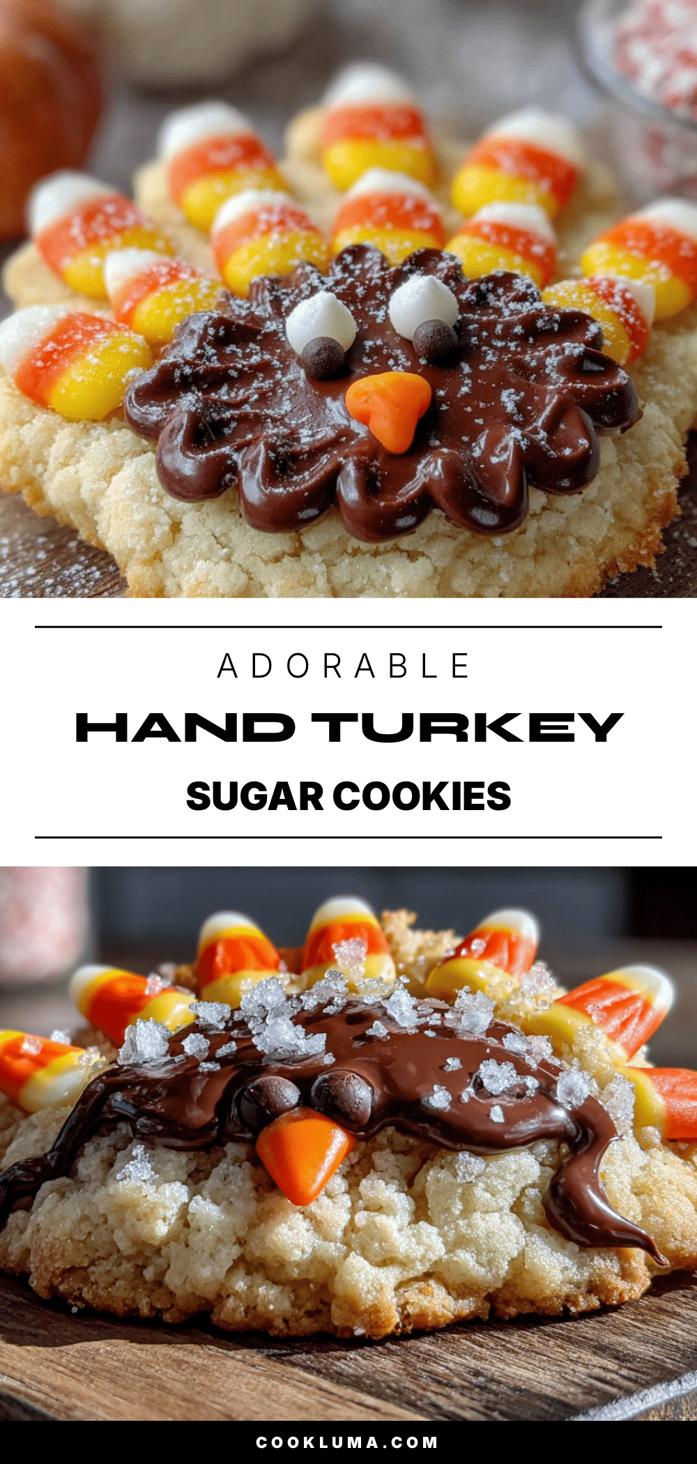 hand turkey sugar cookies recipe