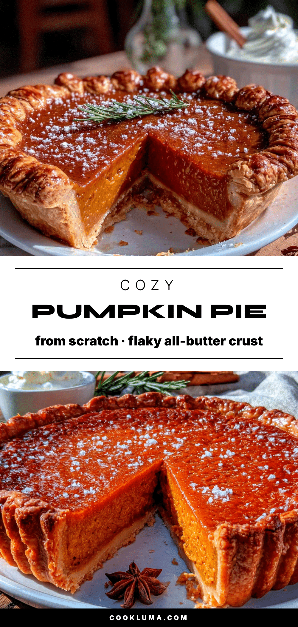 homemade pumpkin pie recipe