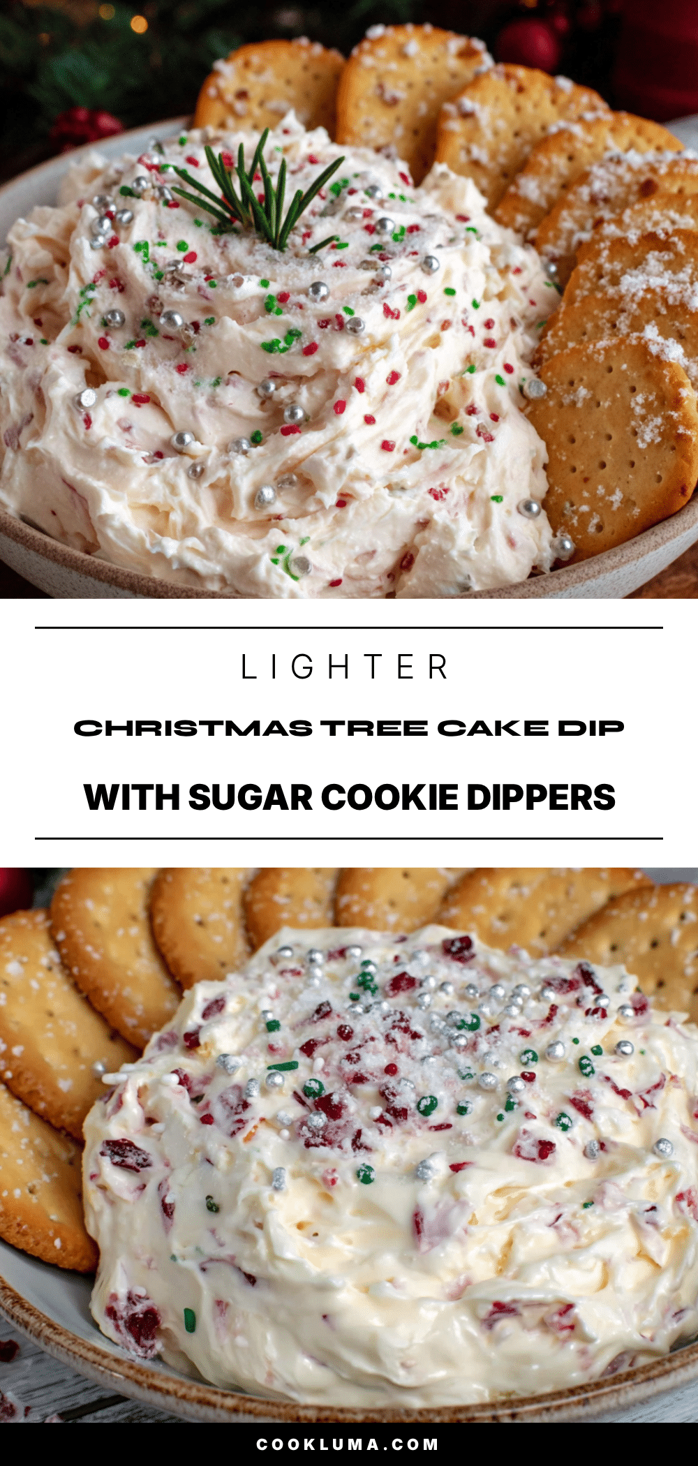 light christmas tree cake dip recipe