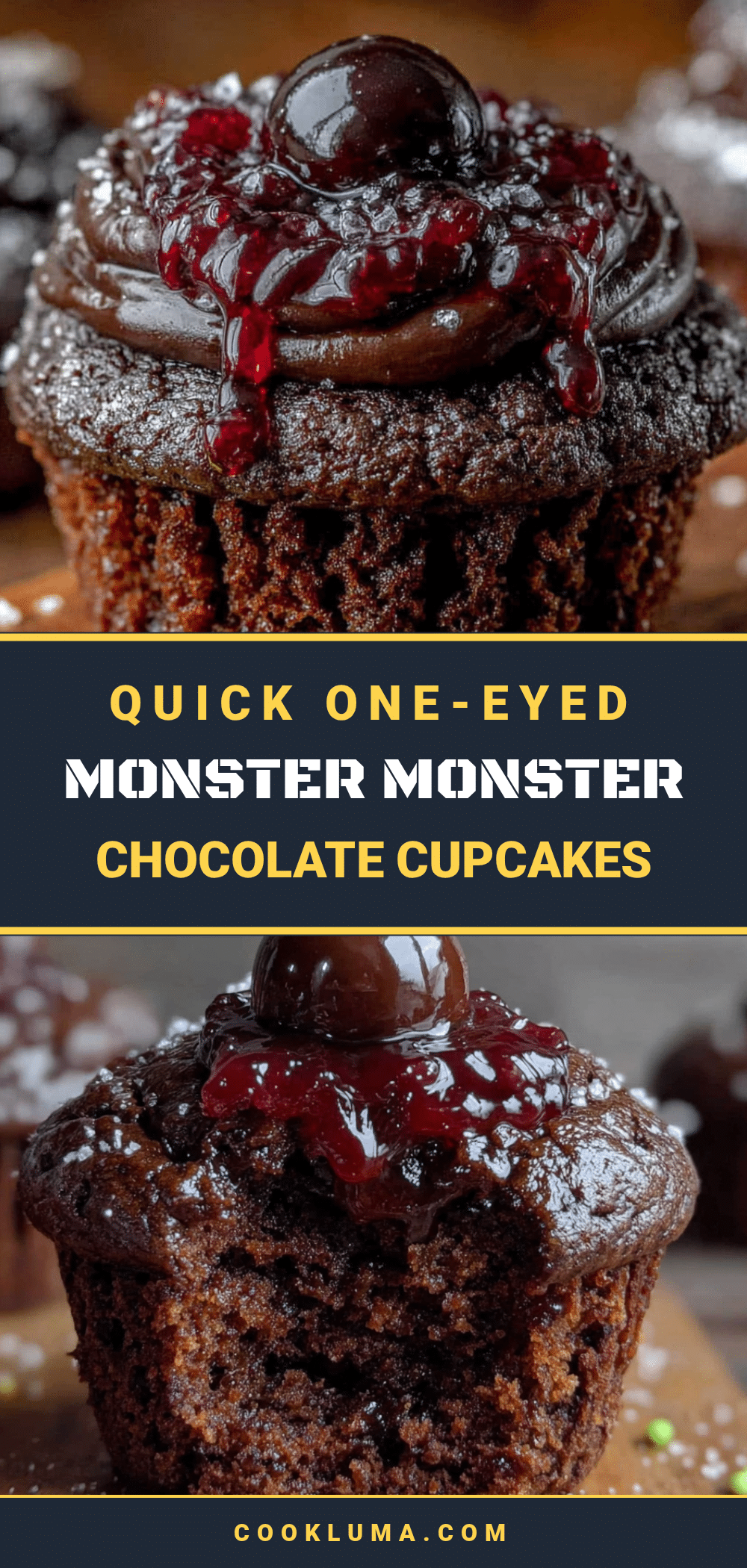 One-Eyed Monster Chocolate Cupcakes recipe