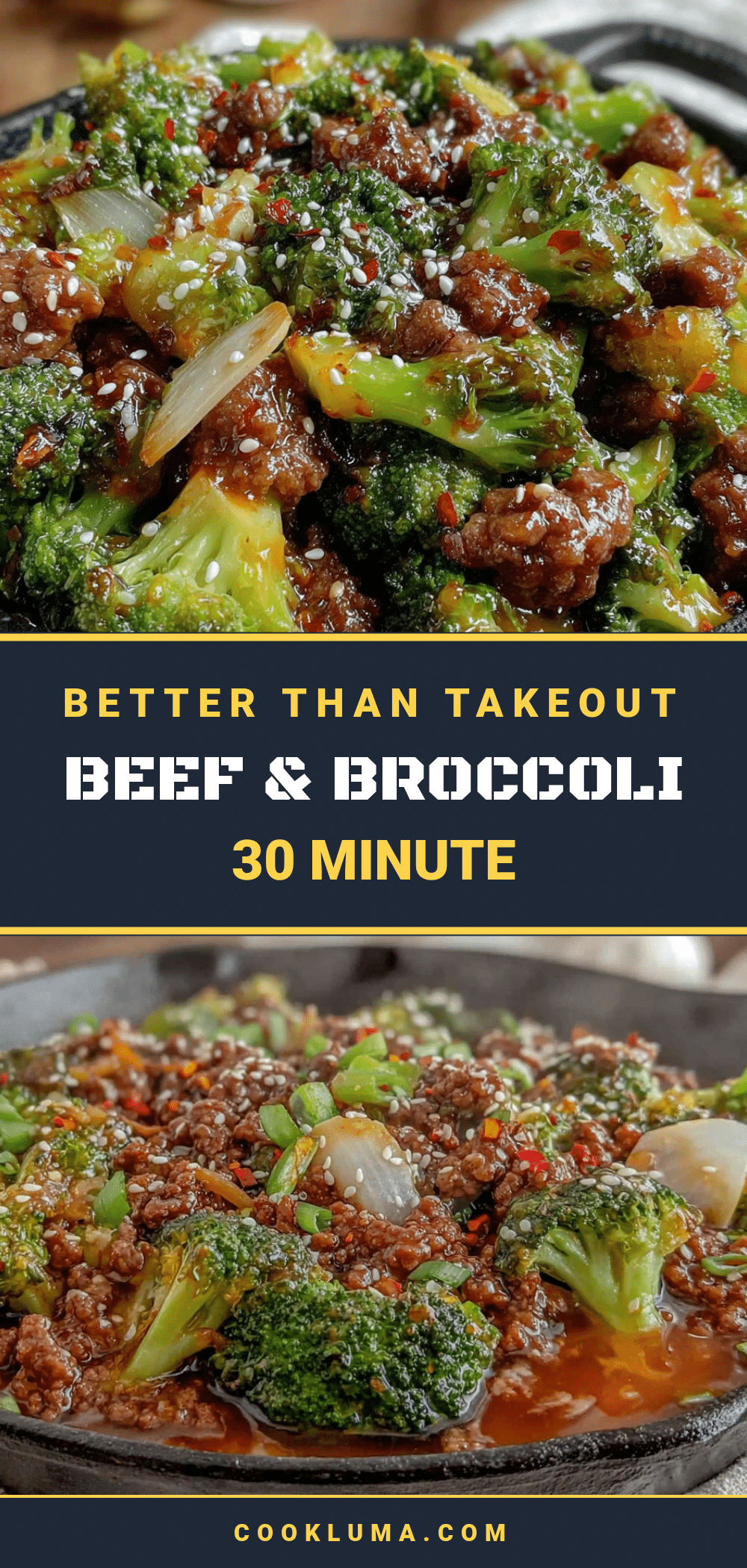 Quick Ground Beef and Broccoli Skillet recipe