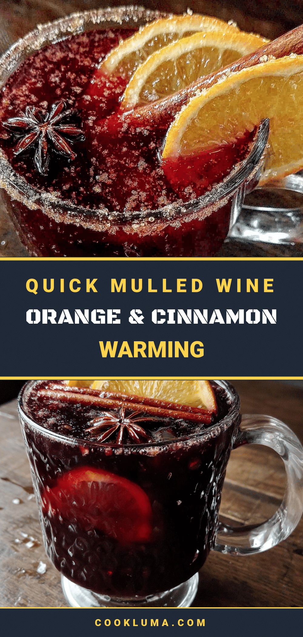 quick mulled wine recipe with orange and cinnamon recipe