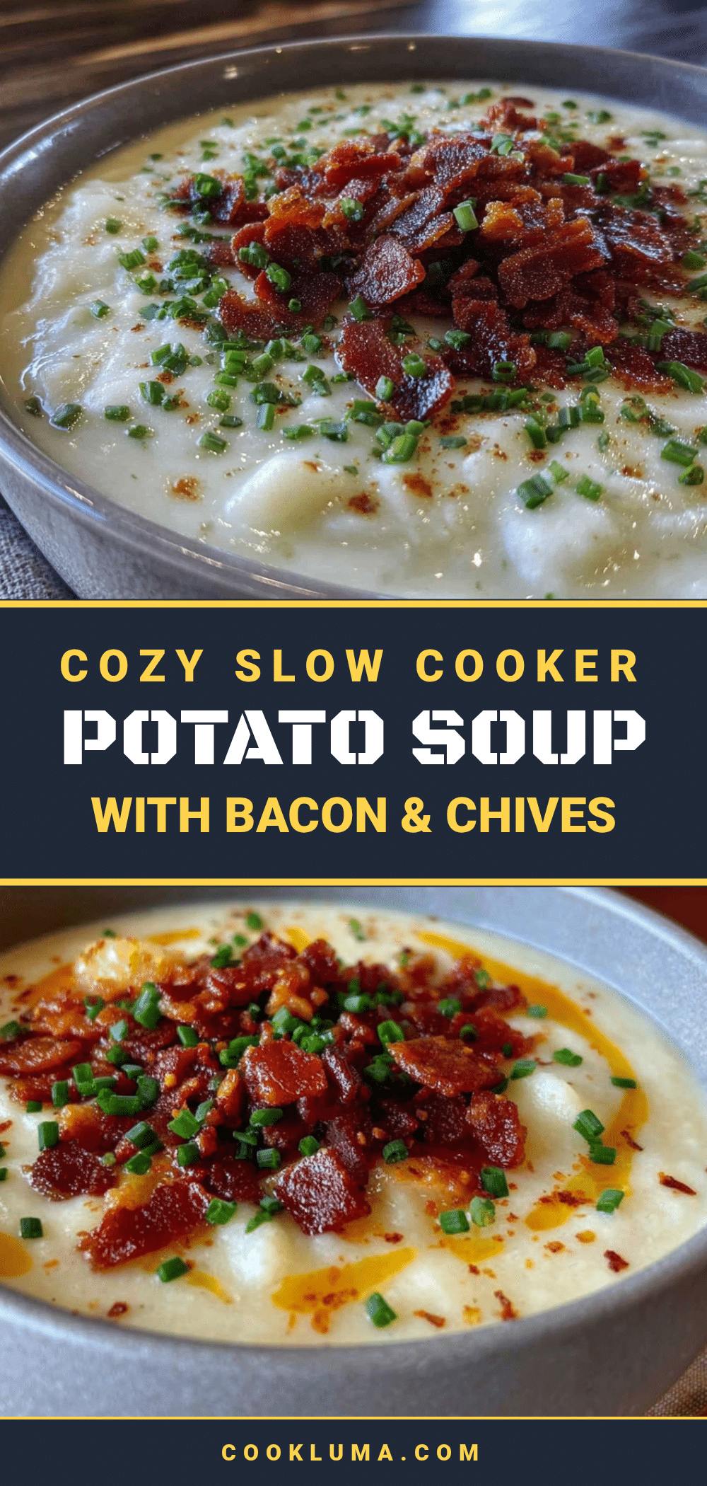 slow cooker potato soup recipe