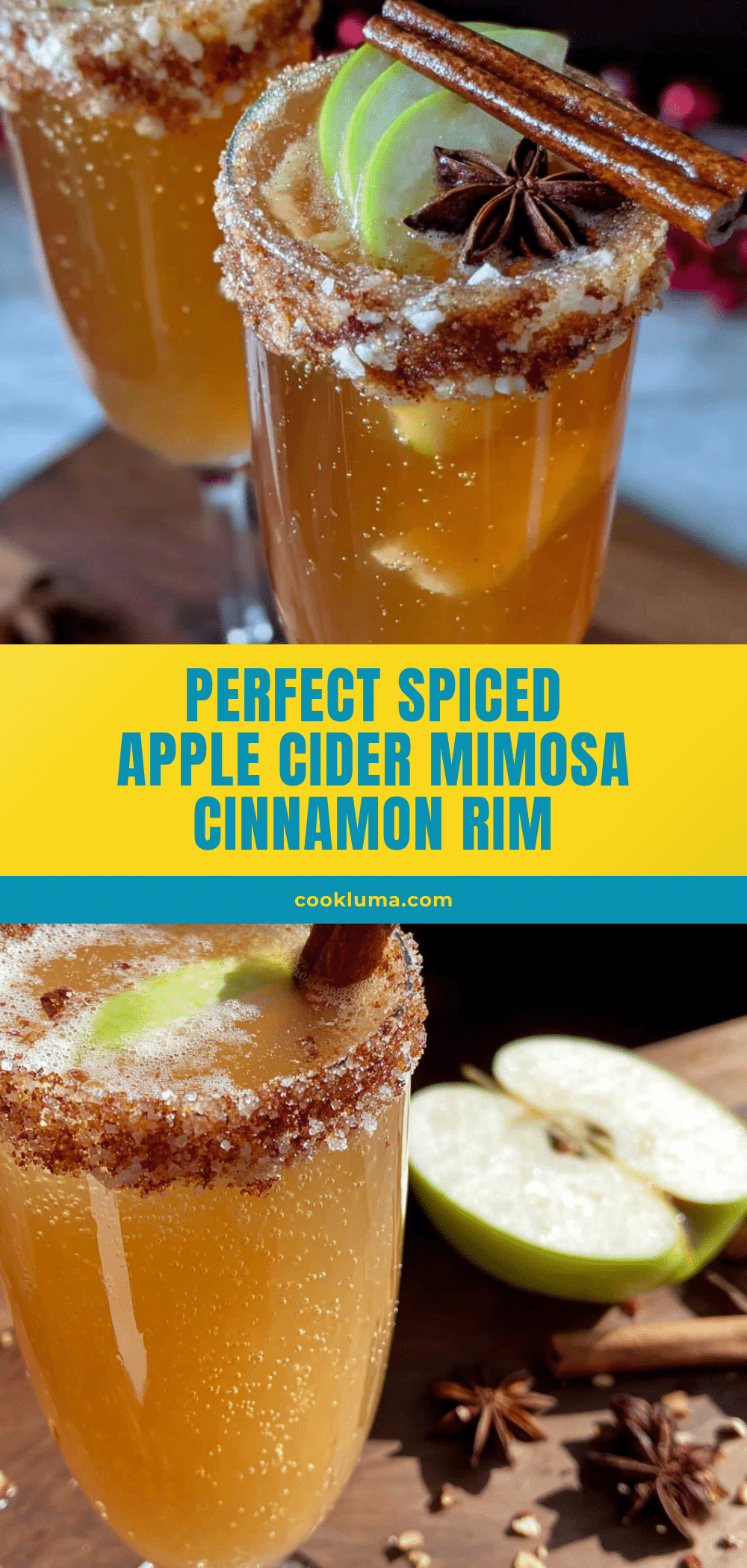 spiced apple cider mimosa recipe