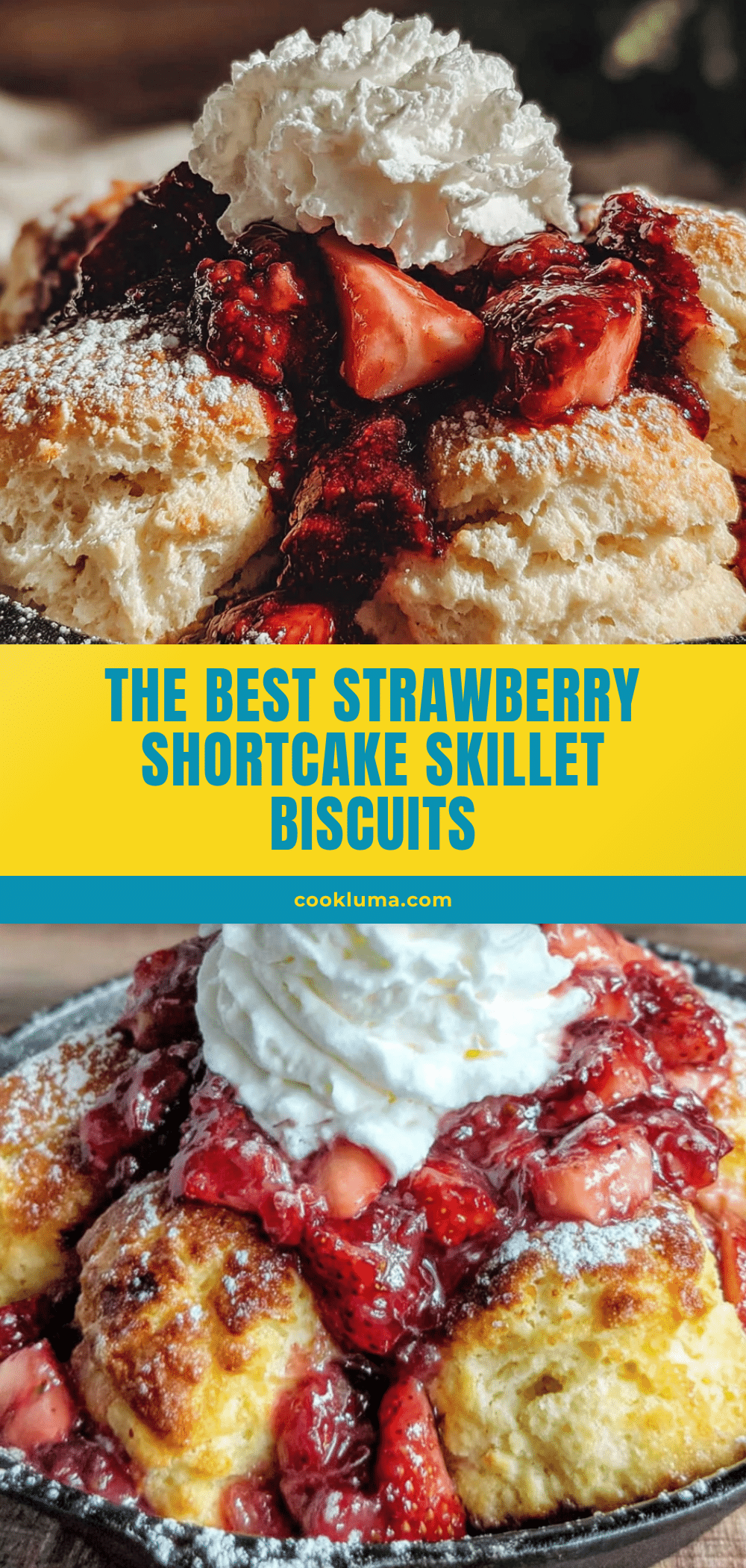 strawberry shortcake skillet biscuits recipe