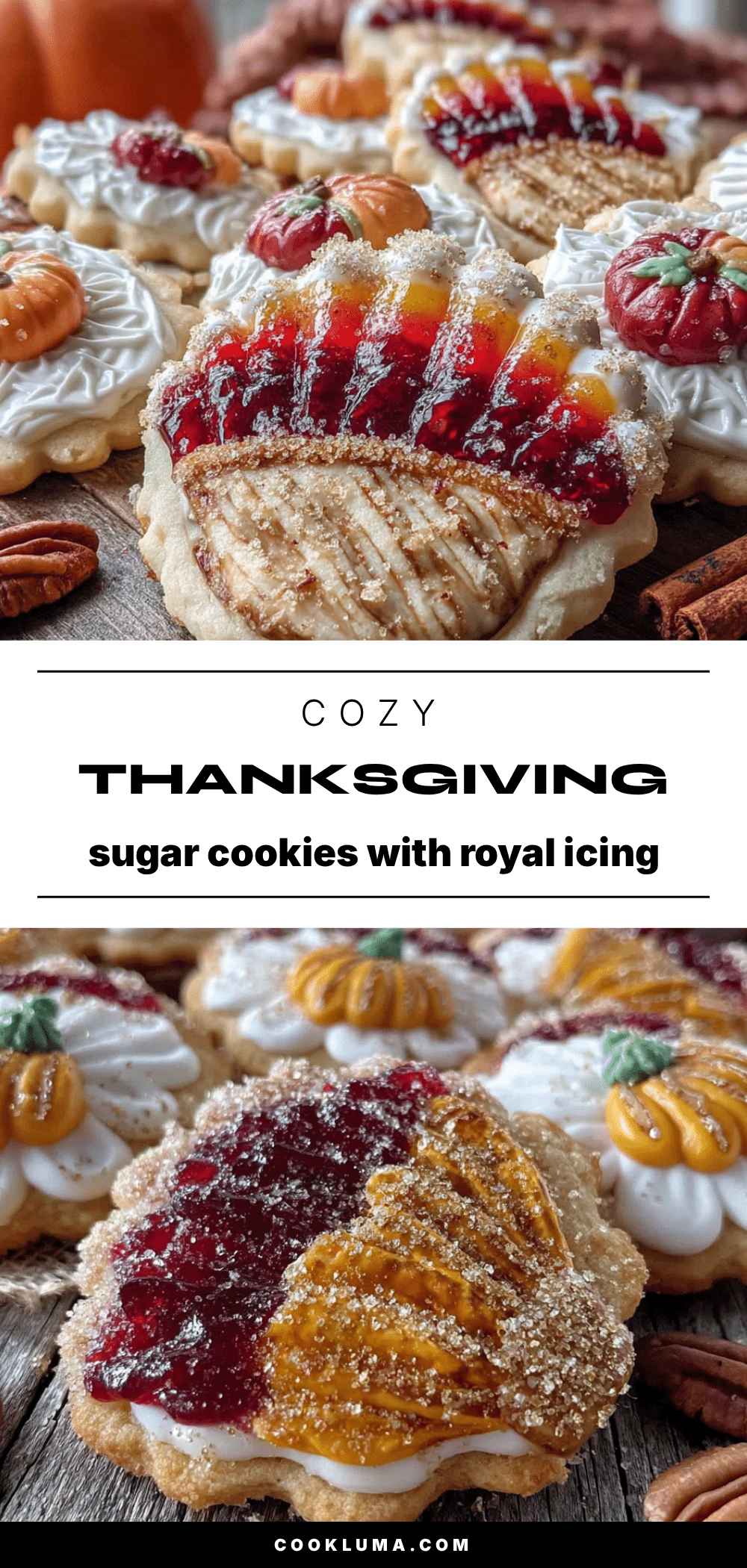 Thanksgiving sugar cookies with royal icing recipe