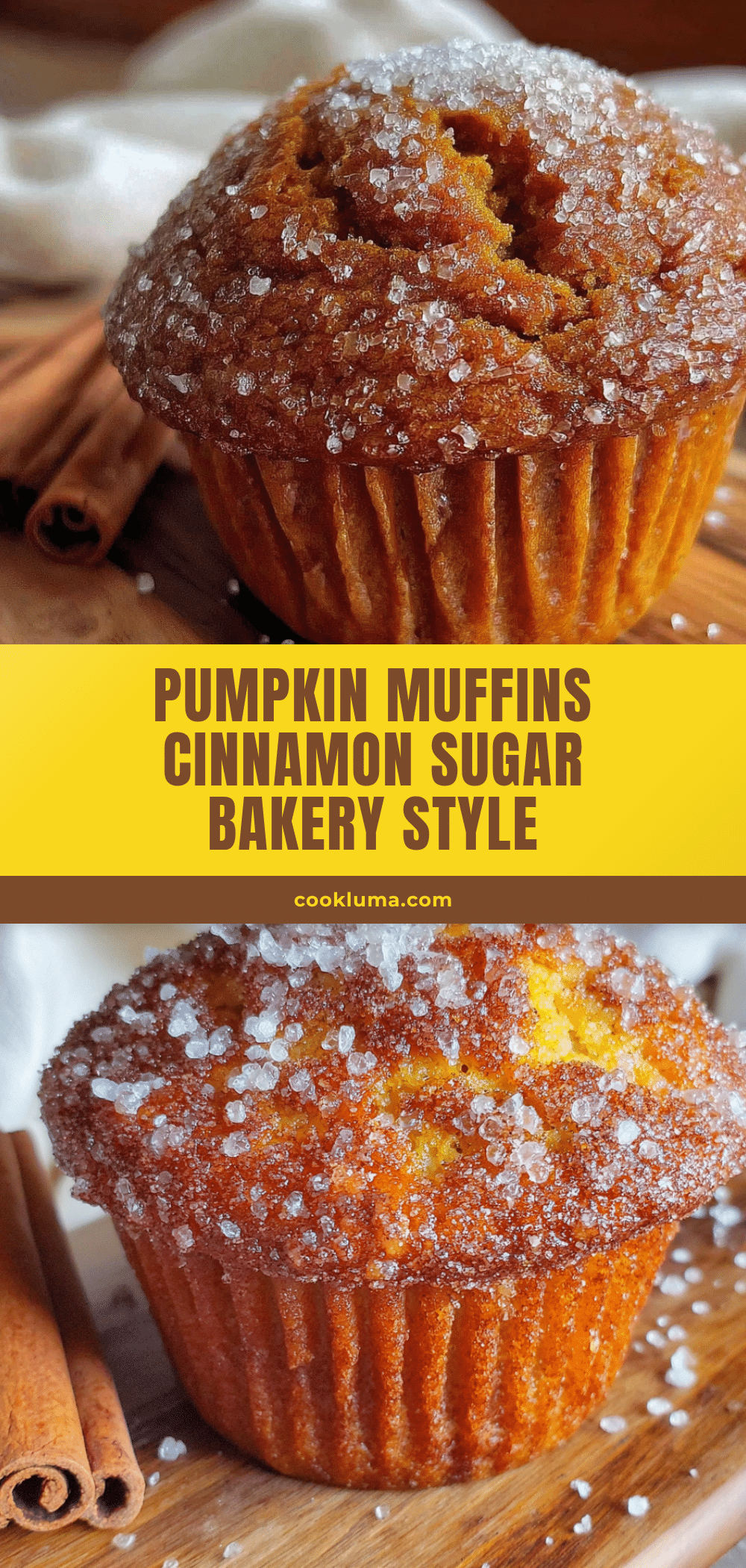 wholesome bakery-style pumpkin muffins recipe