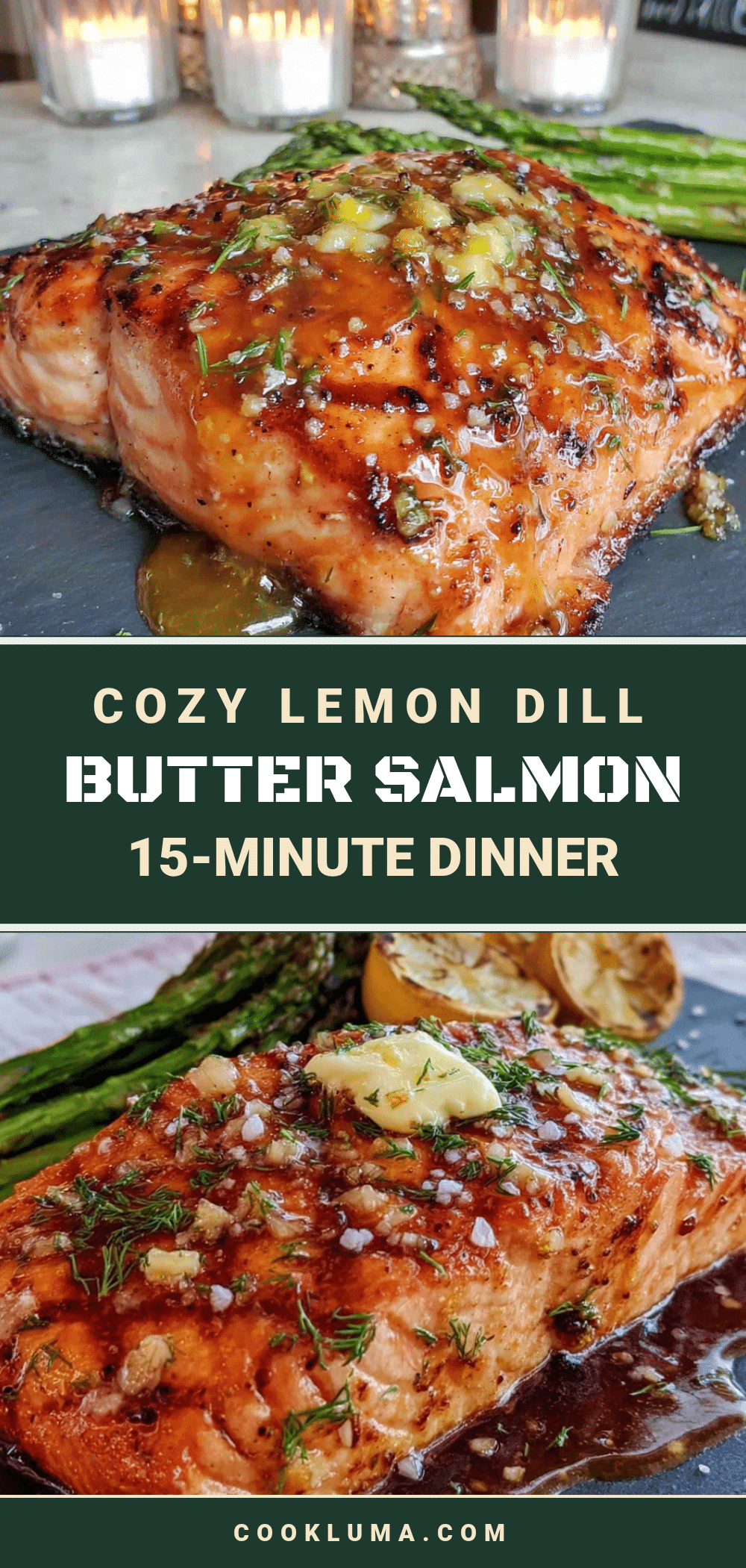 15-minute lemon dill butter salmon recipe