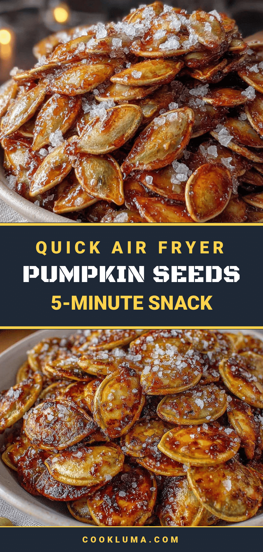 air fryer pumpkin seeds recipe
