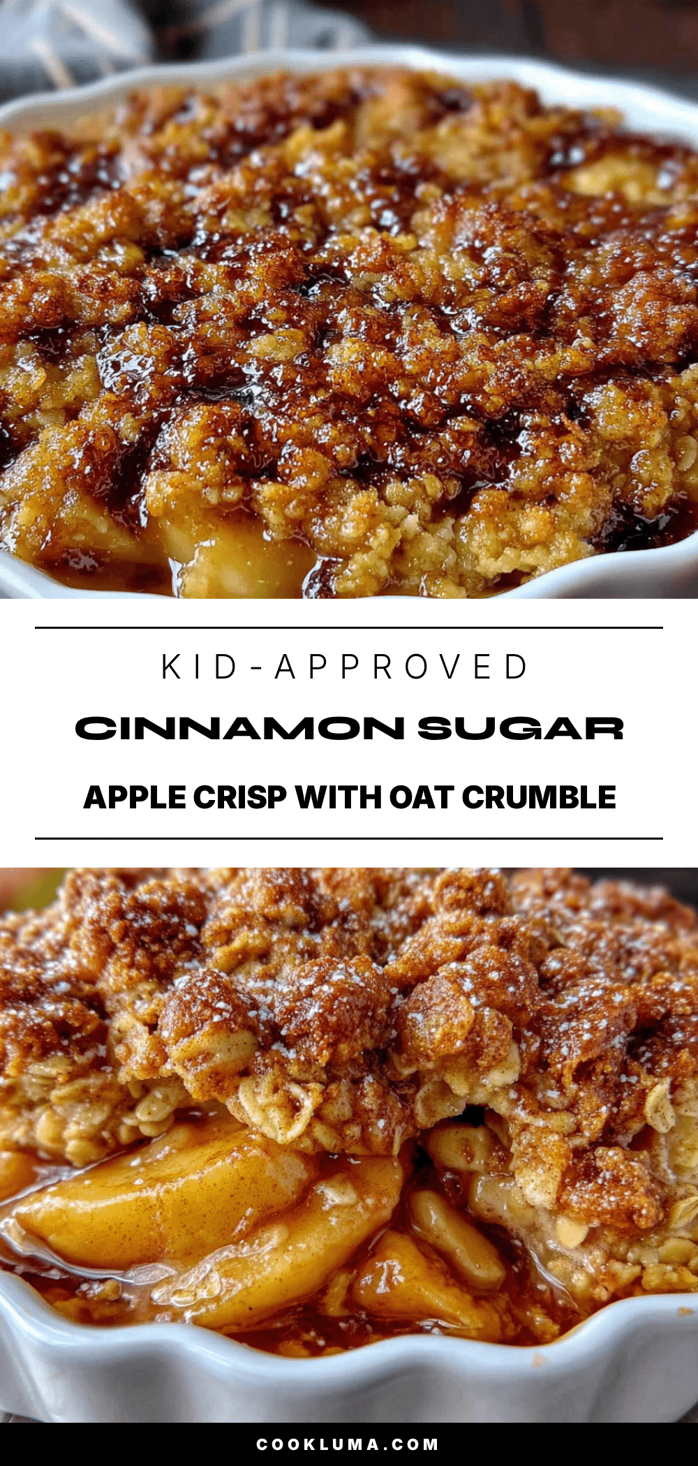 apple crisp with oat crumble recipe