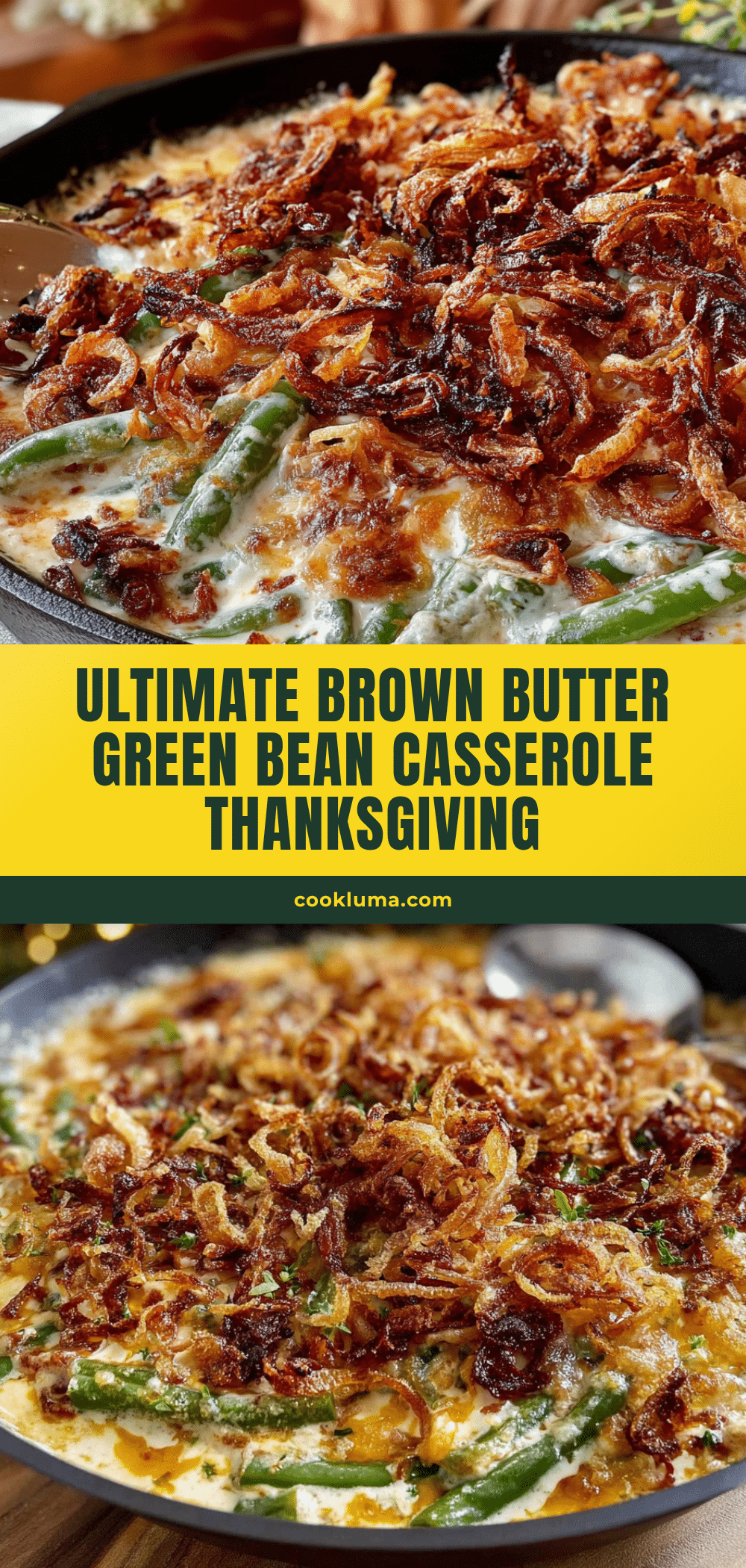 brown butter green bean casserole recipe
