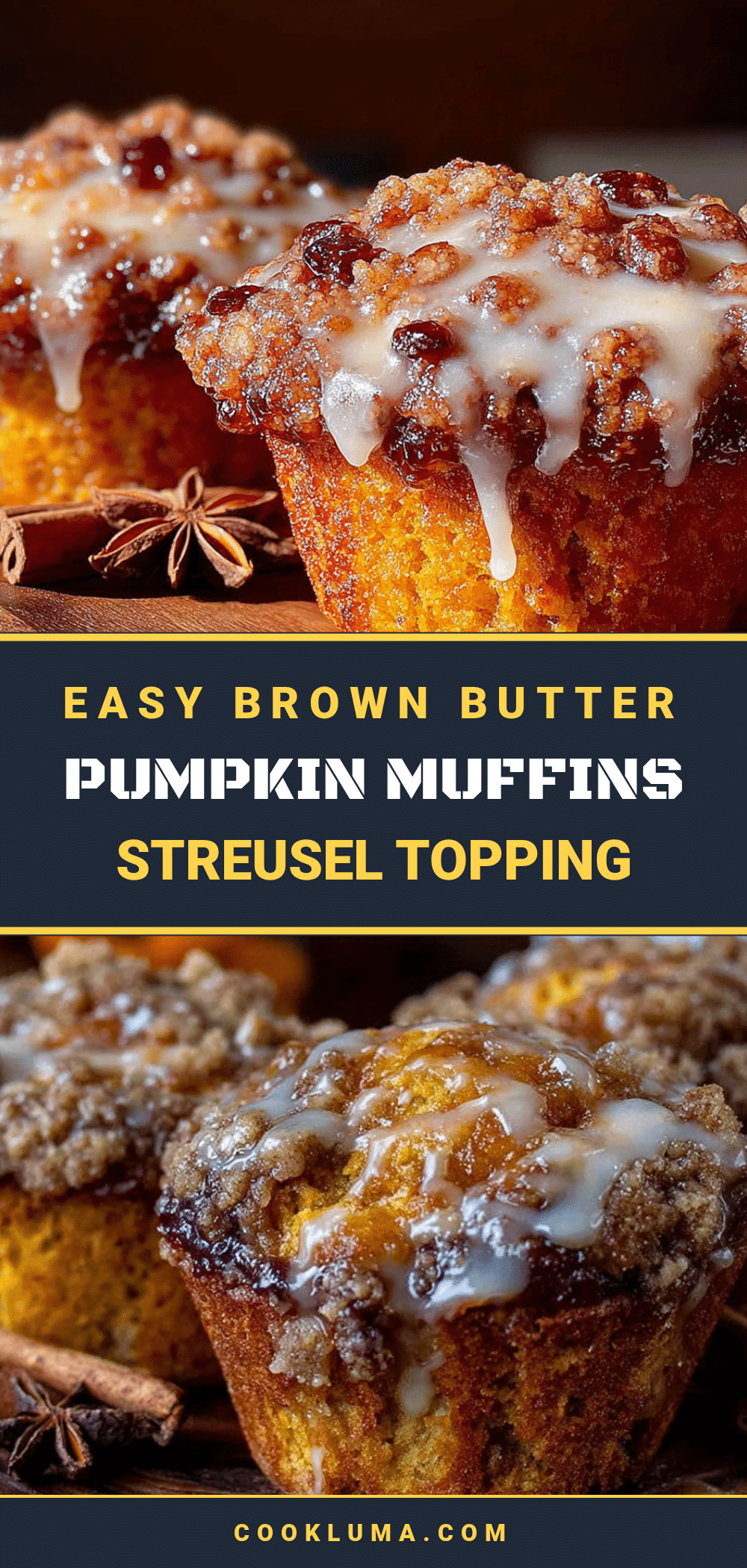 brown butter pumpkin muffins recipe