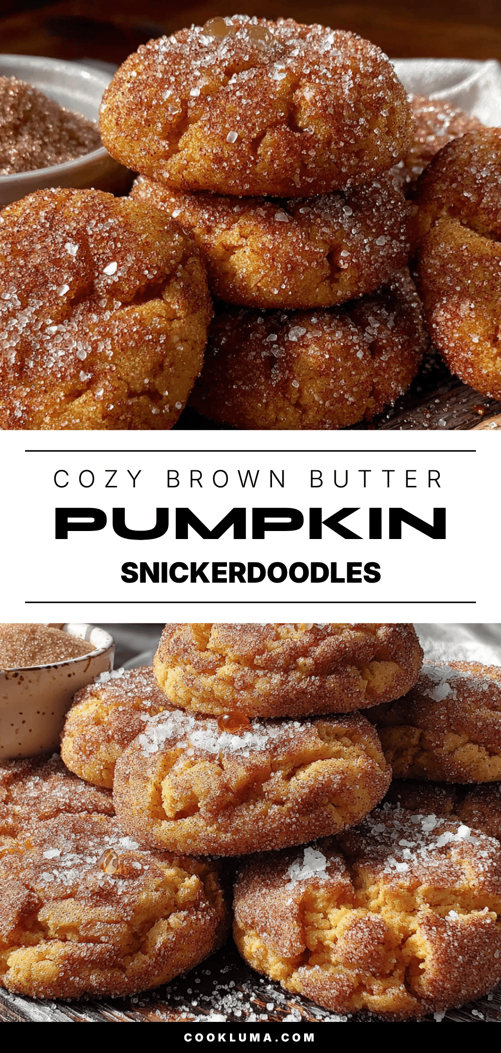 brown butter pumpkin snickerdoodles recipe