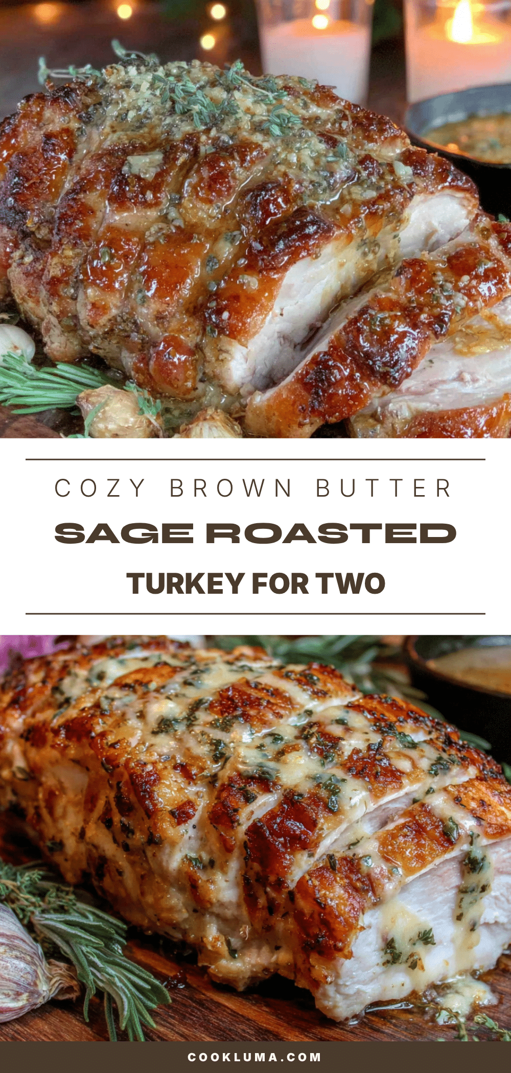 brown butter sage roasted turkey breast for two recipe