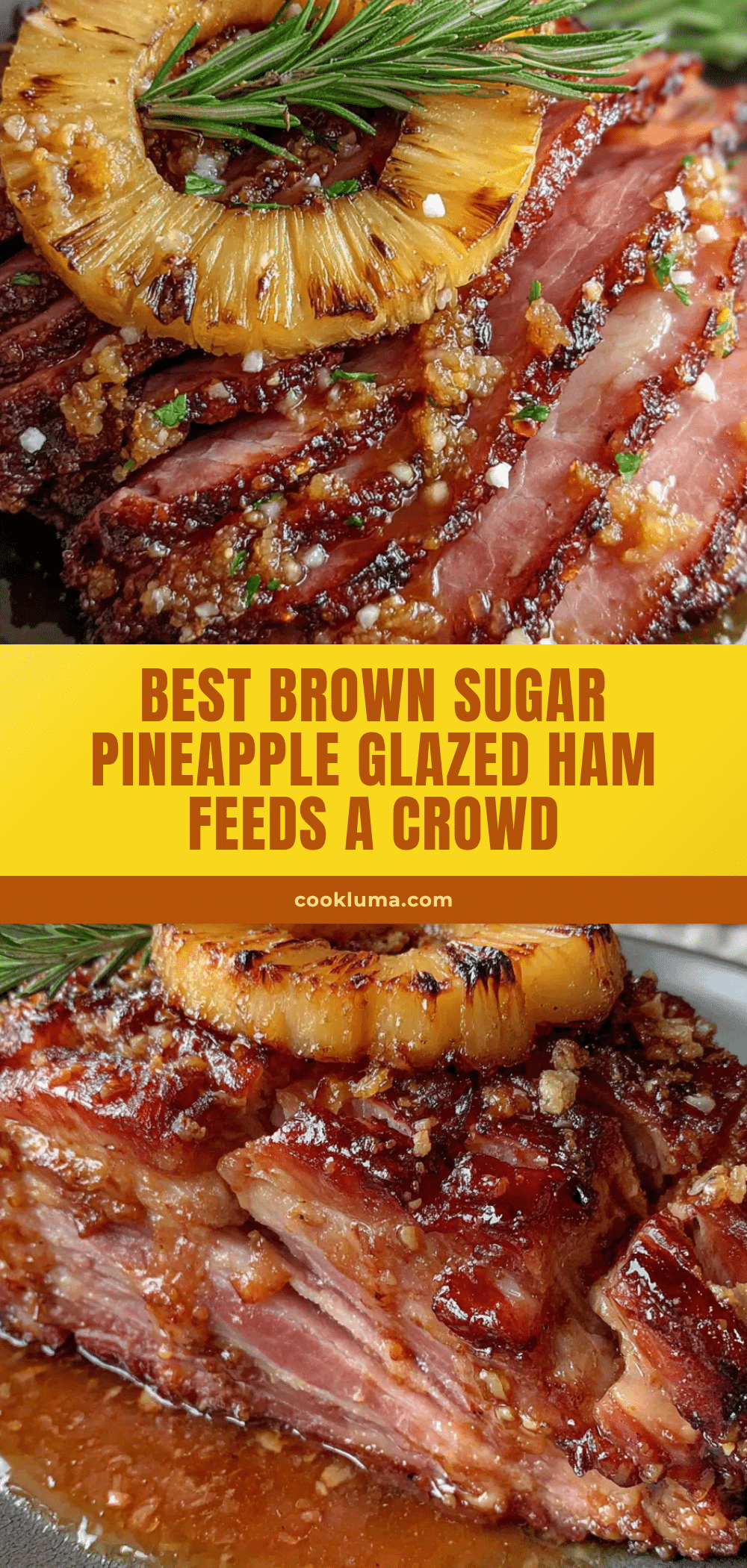 brown sugar pineapple glazed ham recipe