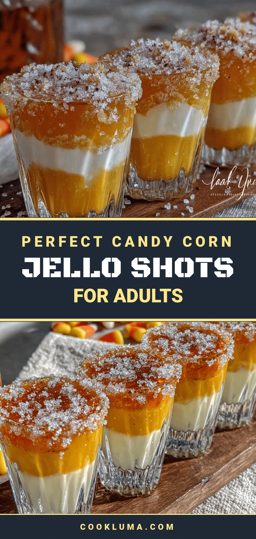 candy corn jello shots recipe
