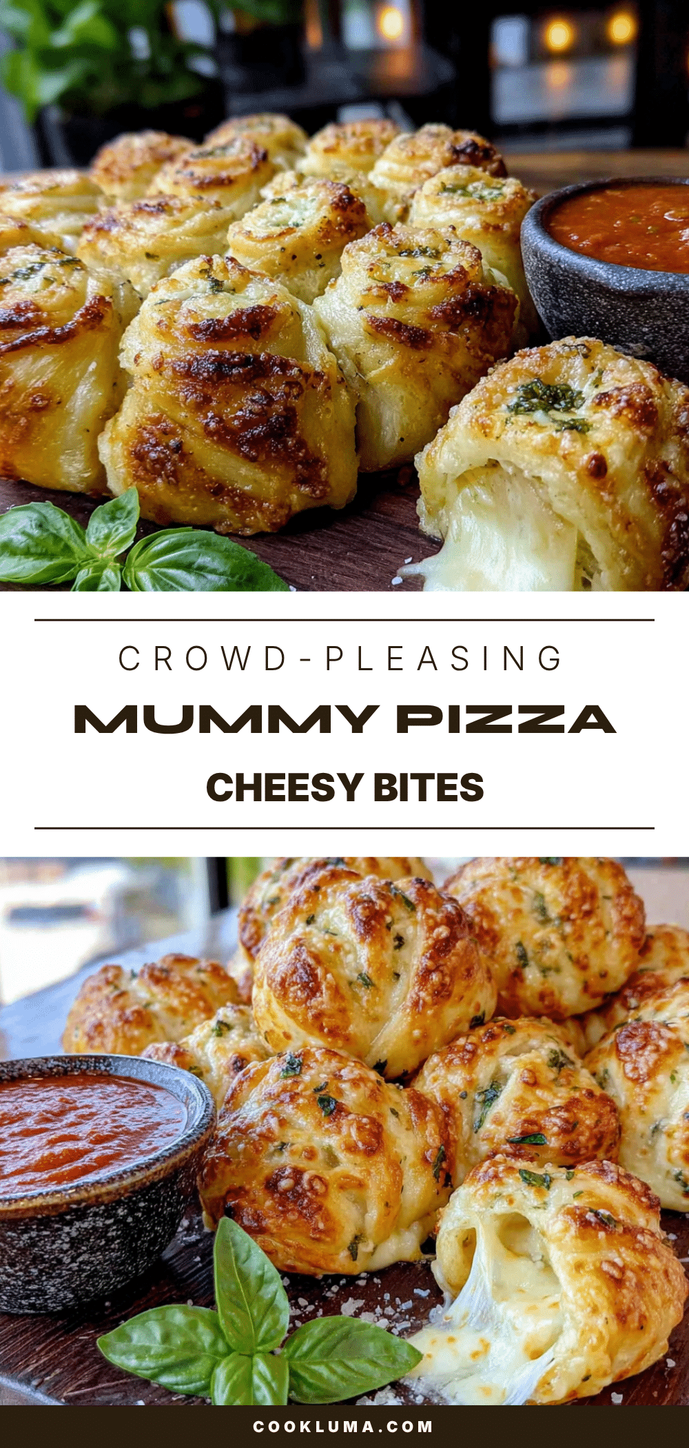 cheesy mummy pizza bites recipe