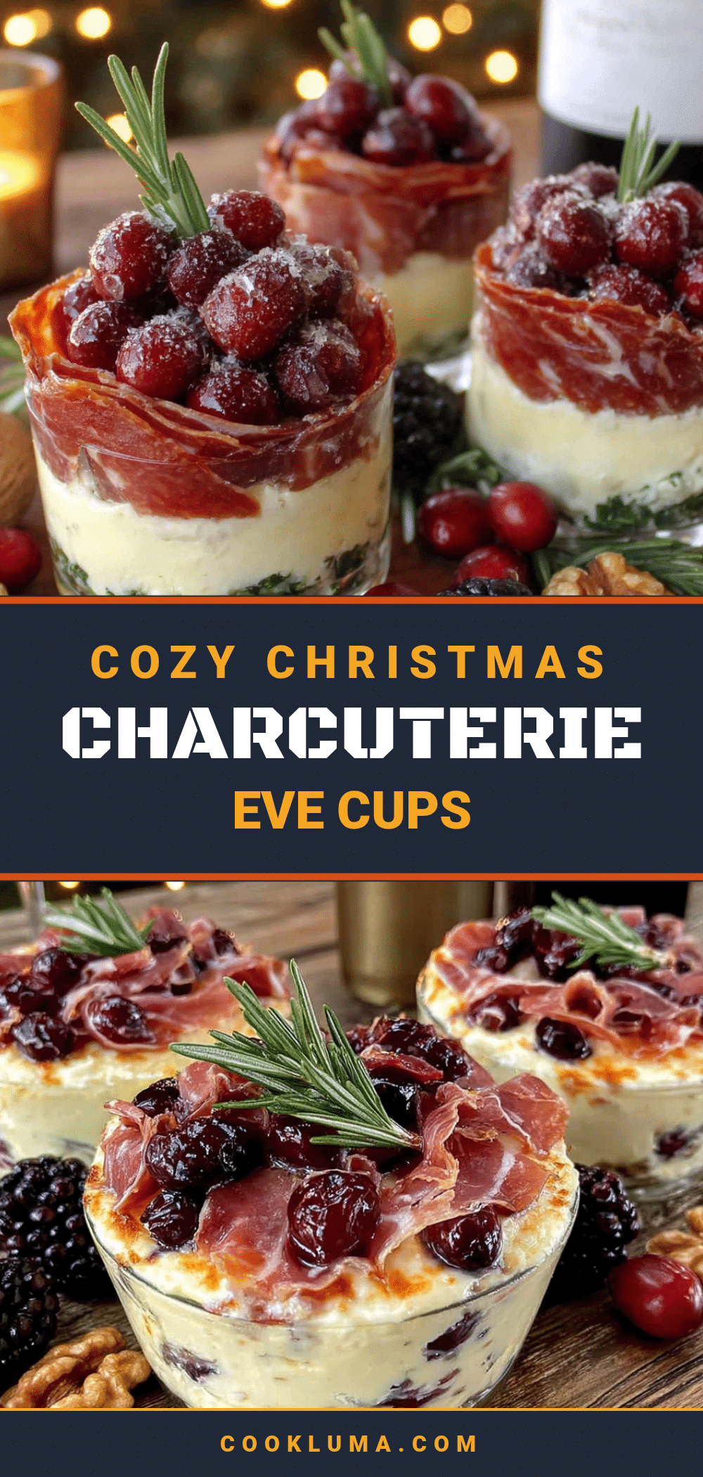 Christmas Eve charcuterie cups recipe