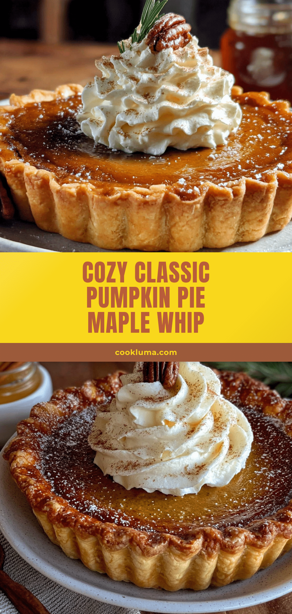 classic pumpkin pie recipe with maple whipped cream recipe