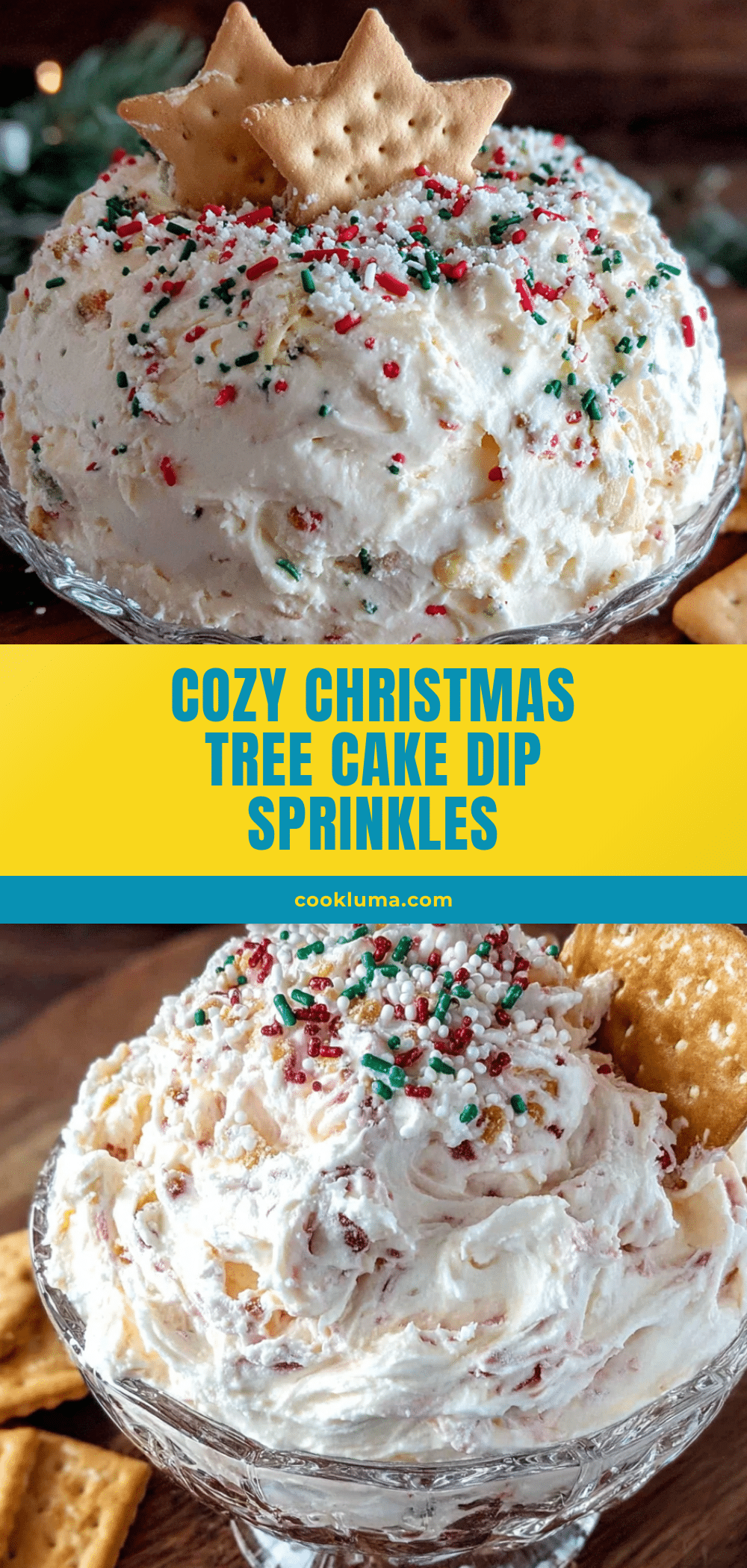 cozy christmas tree cake dip recipe
