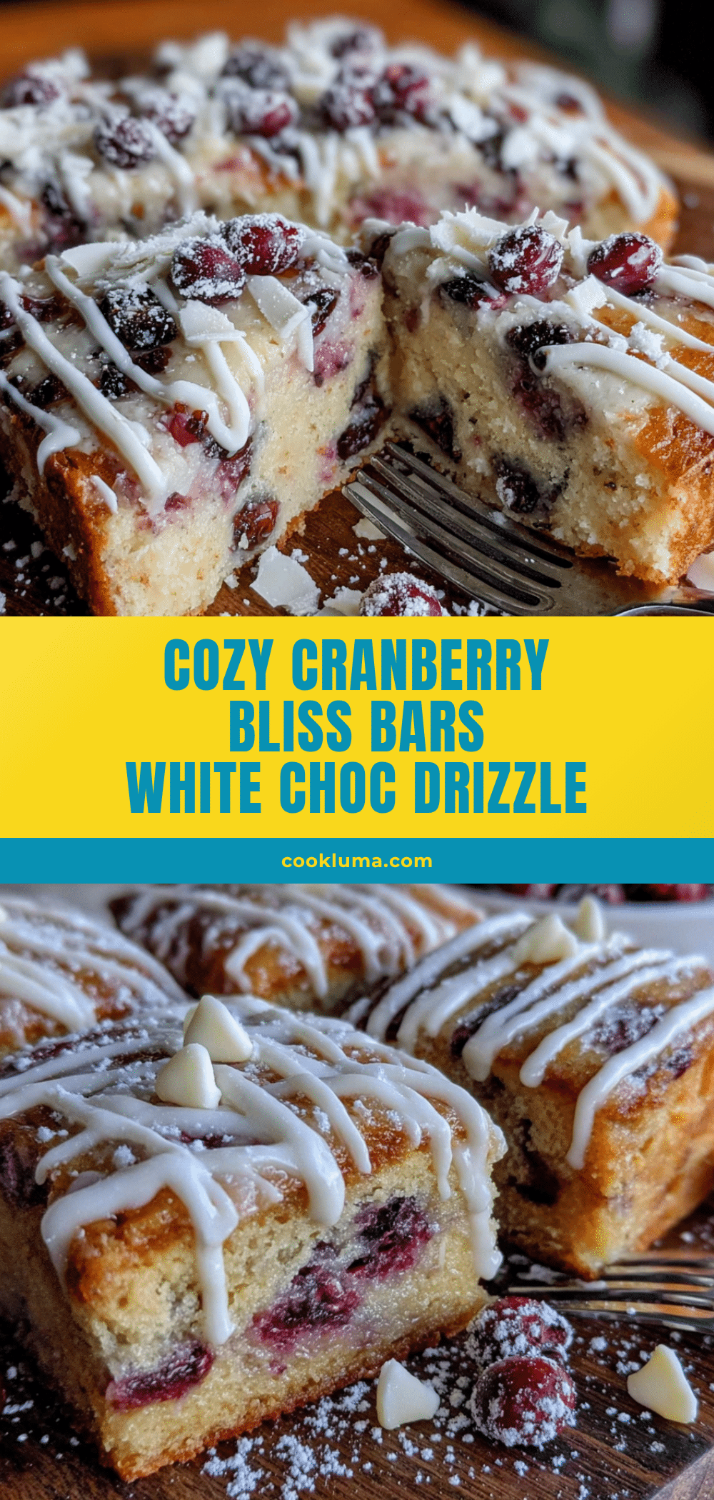 cranberry bliss bars recipe