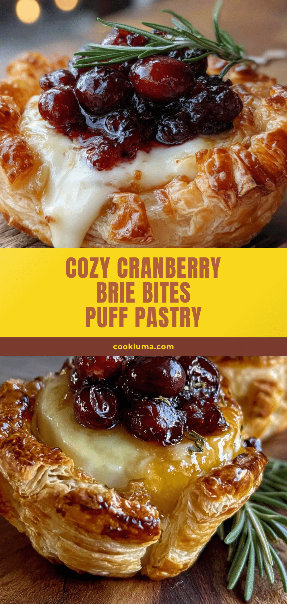 cranberry brie bites recipe