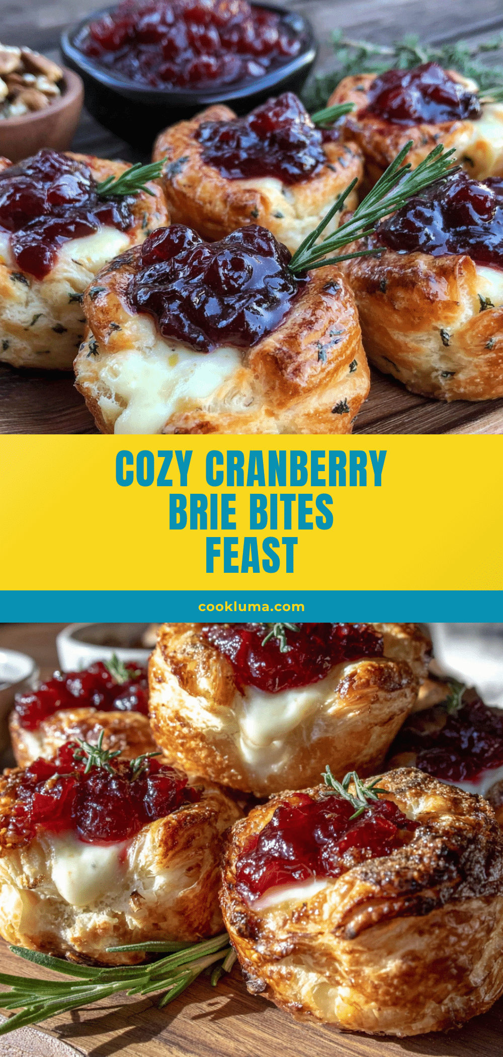 cranberry brie bites recipe