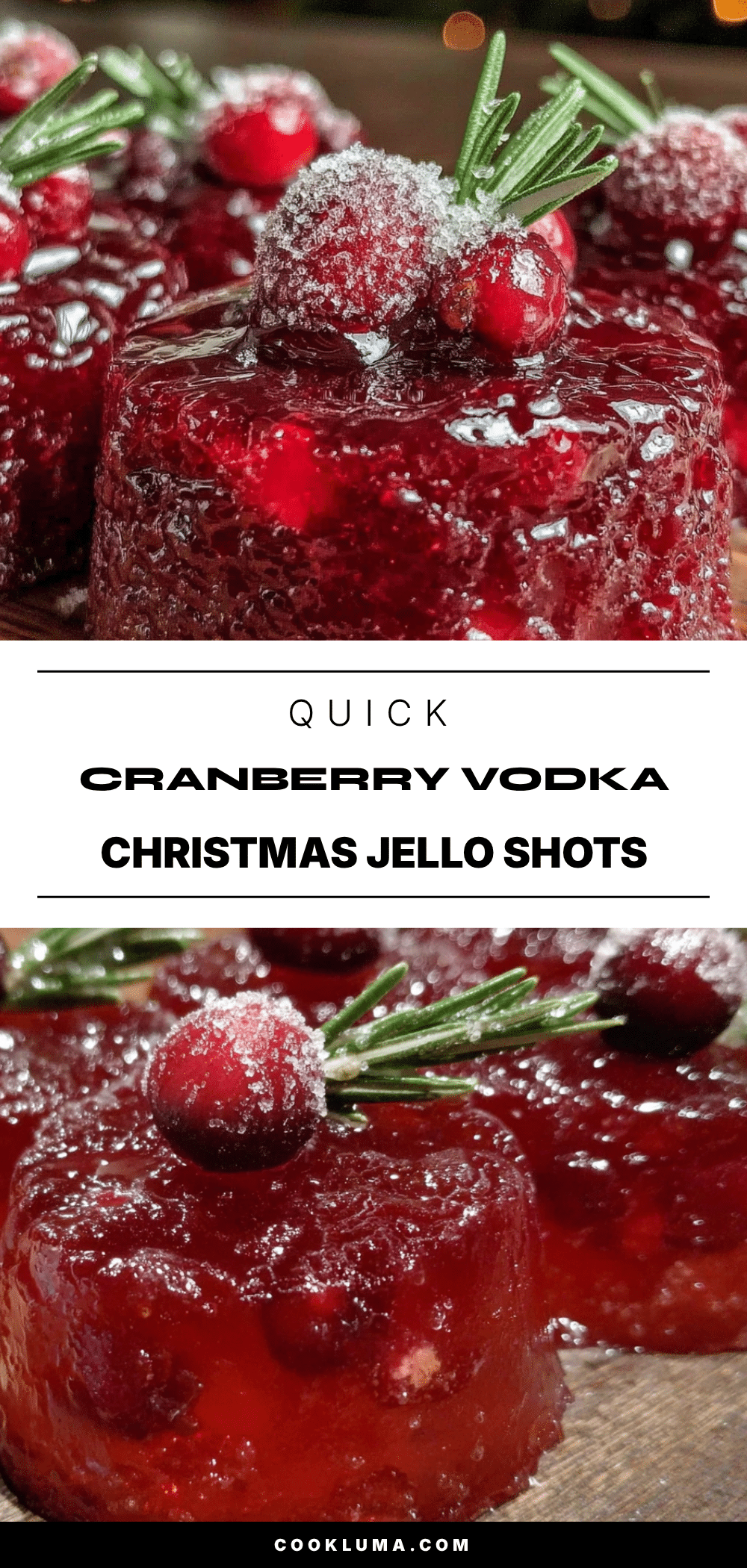cranberry vodka jello shots recipe