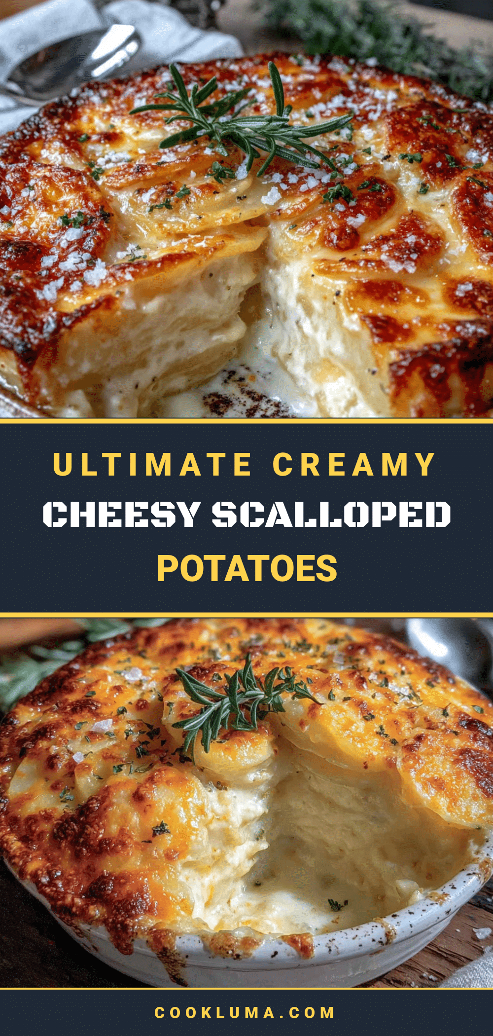 creamy cheesy scalloped potatoes recipe