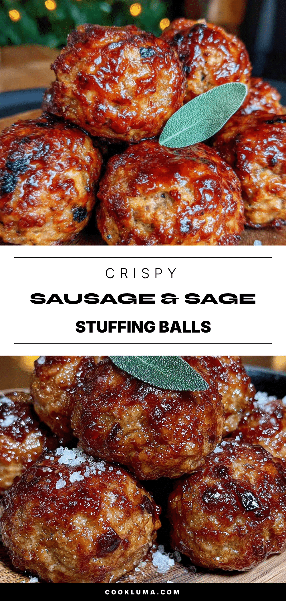 crispy sausage and sage stuffing balls recipe