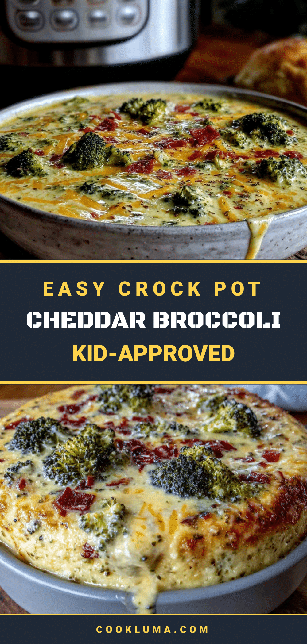 crockpot cheddar broccoli soup recipe