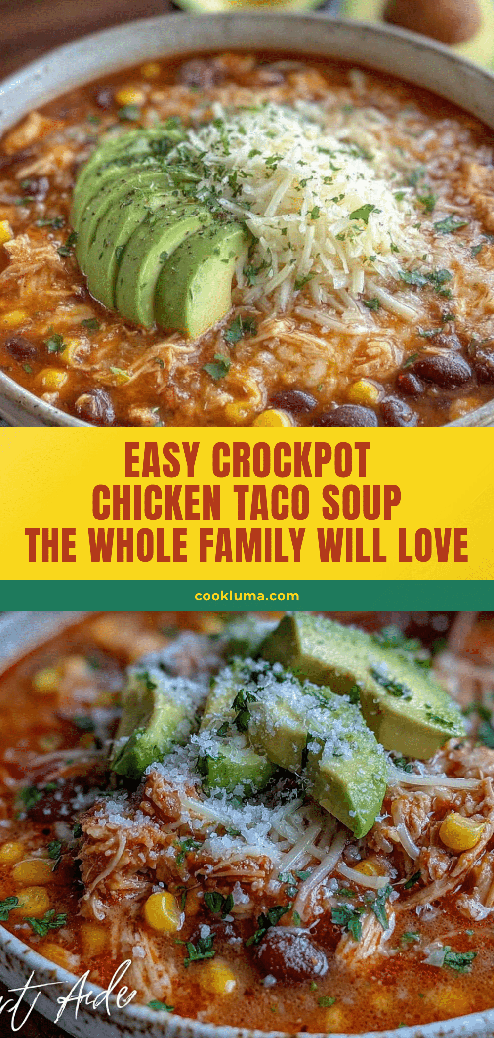 crockpot chicken taco soup recipe