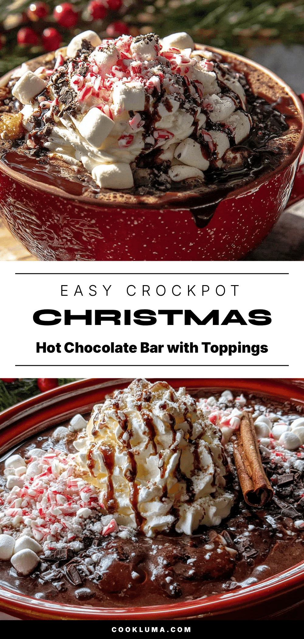 crockpot hot chocolate bar recipe