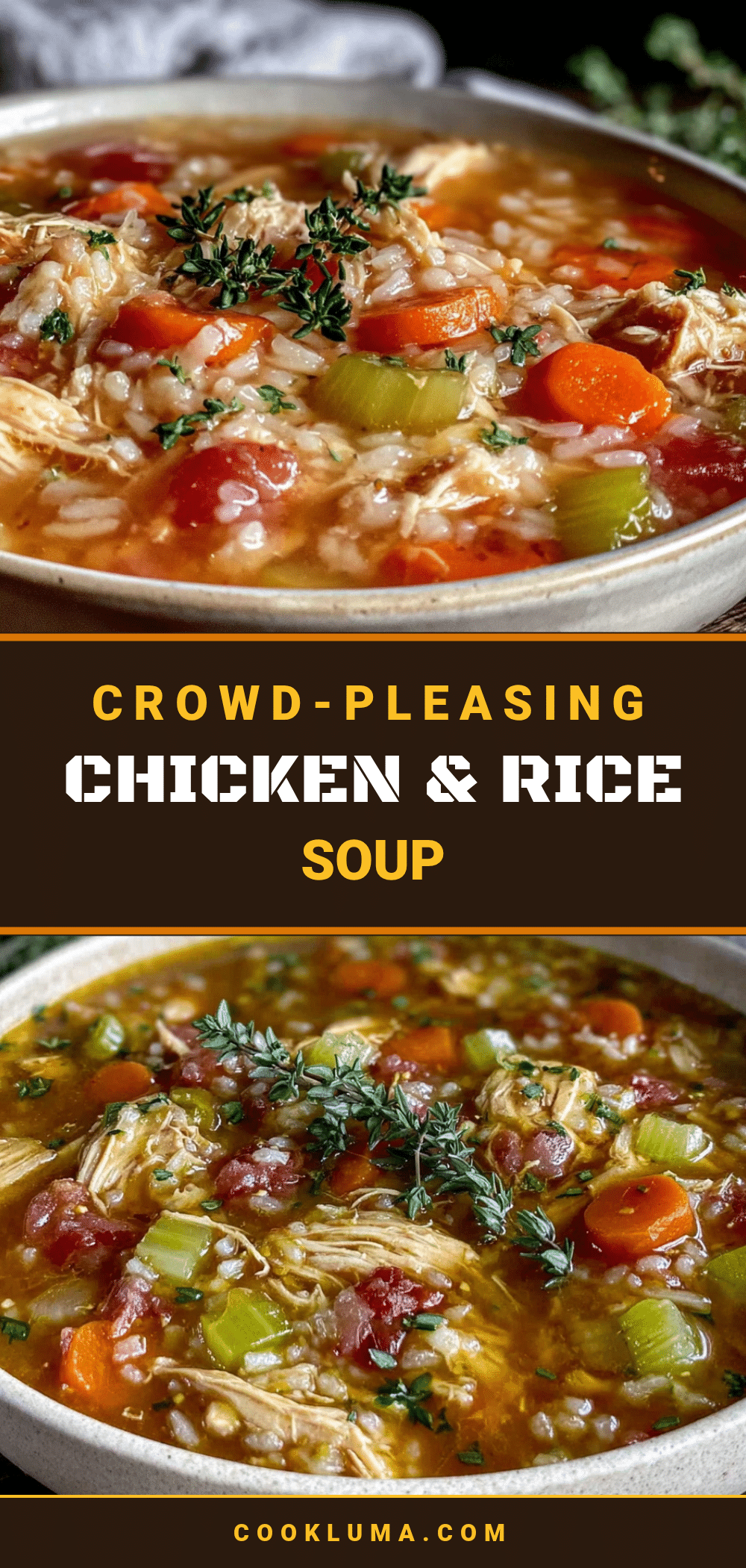 crowd-pleasing crockpot chicken rice soup recipe
