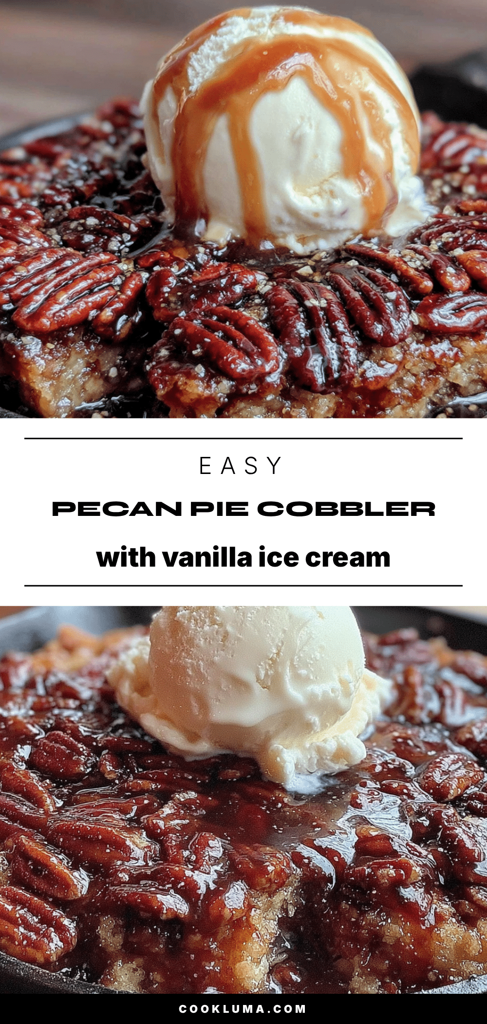 easy pecan pie cobbler recipe