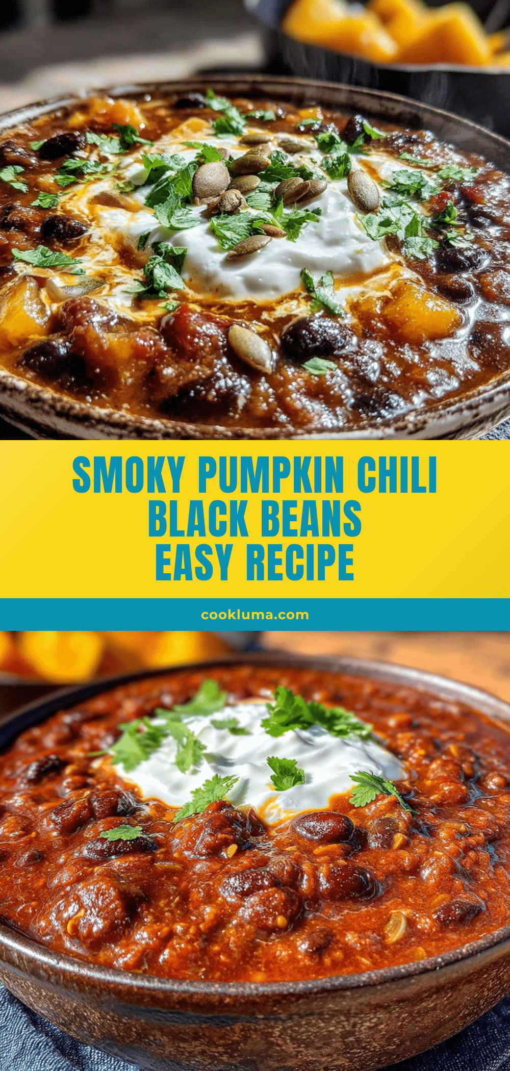 easy smoky pumpkin chili with black beans recipe