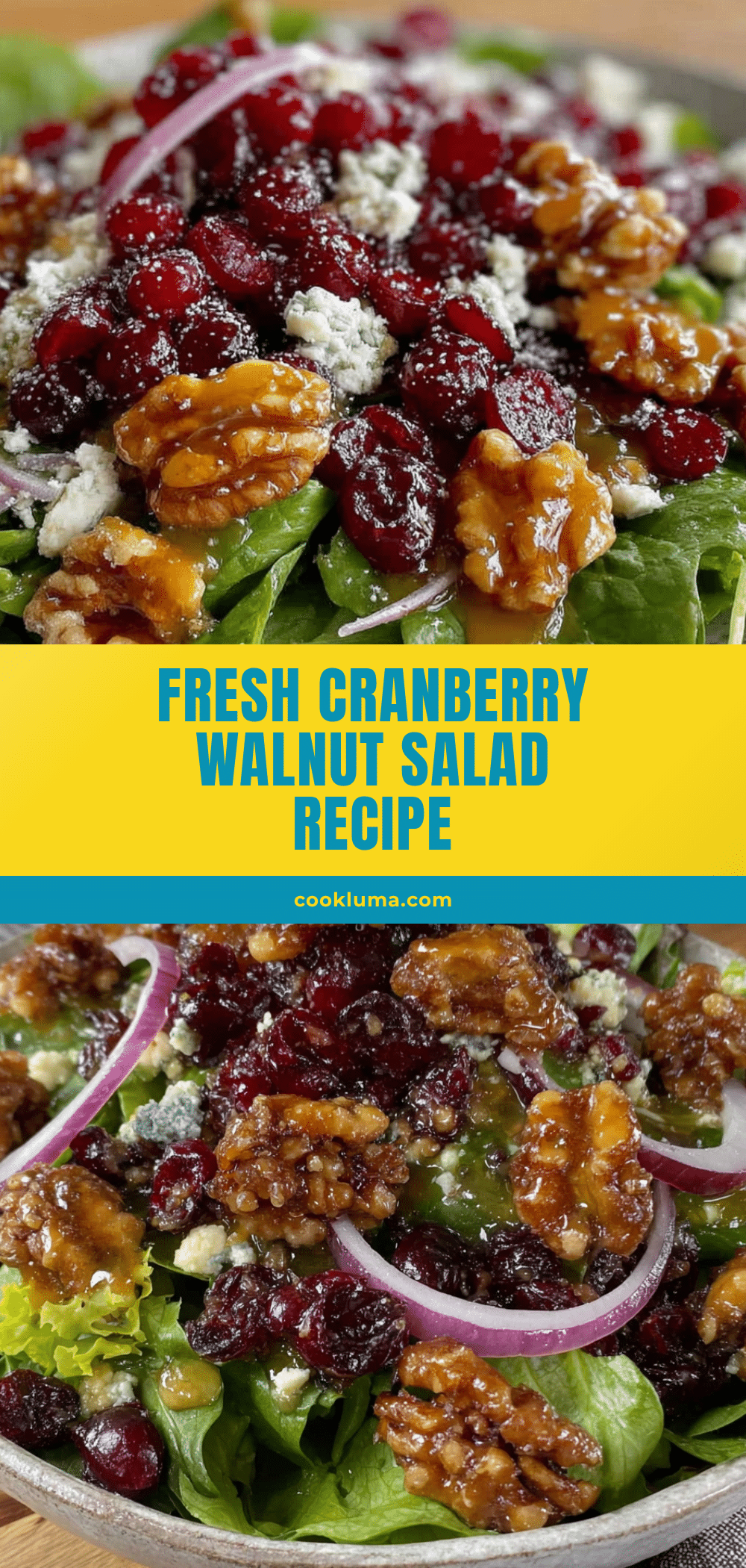 fresh cranberry walnut salad recipe